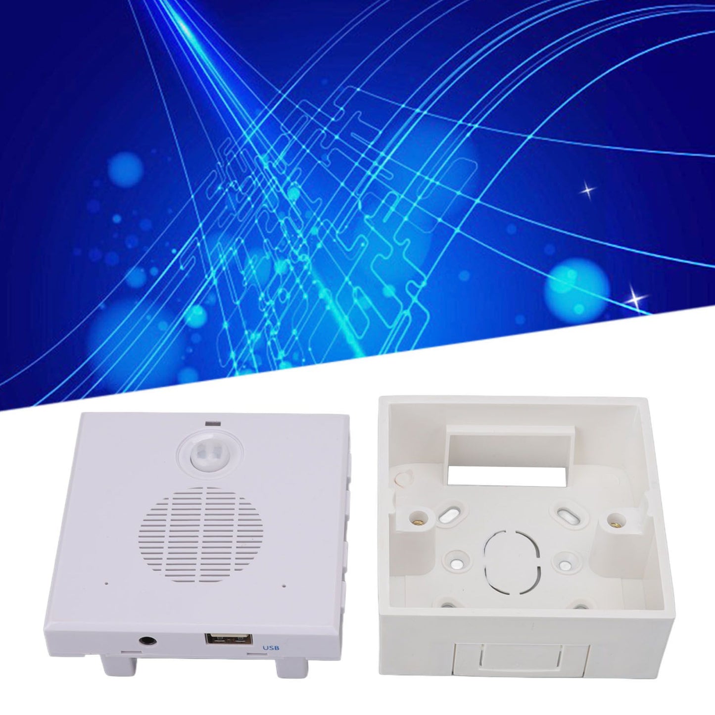 Motion Sensor Doorbell Human Infrared Induction Volume Adjustable Driveway Alarms for Bank Warehouse Enterprise 220V