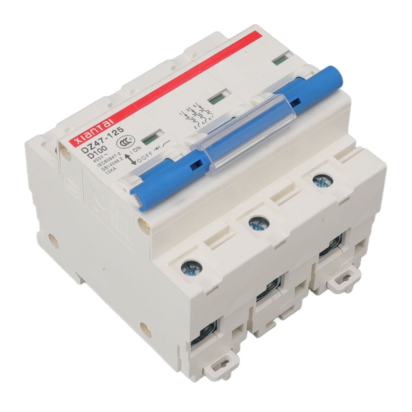 Mini Circuit Breaker 3P 100A 400V High Safety Overload Protection Miniature Circuit Breaker for Home Industry