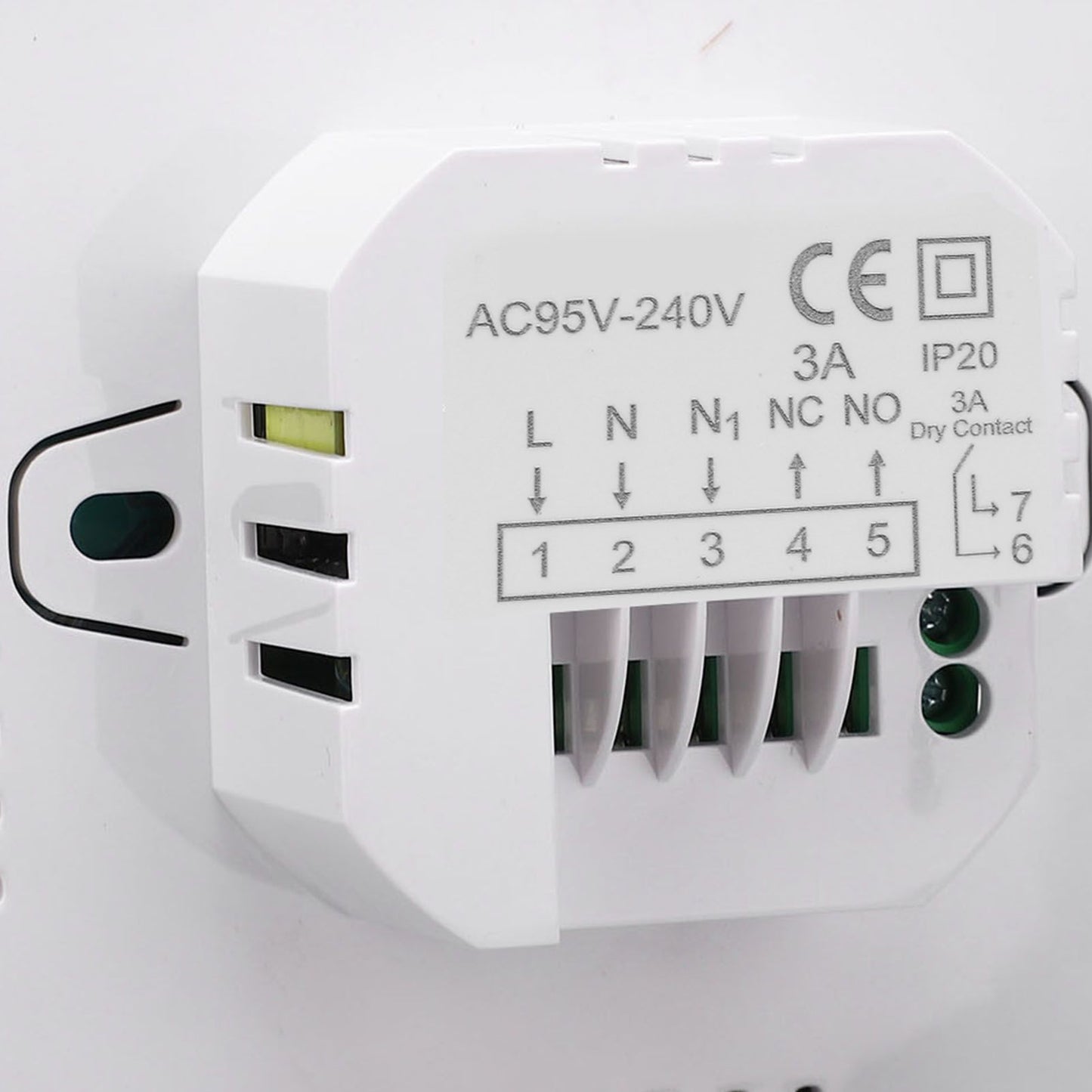 Programmable WIFI Thermostat LCD Touch Screen APP Voice Control Temperature Controller 100‑240V Concealed Installation