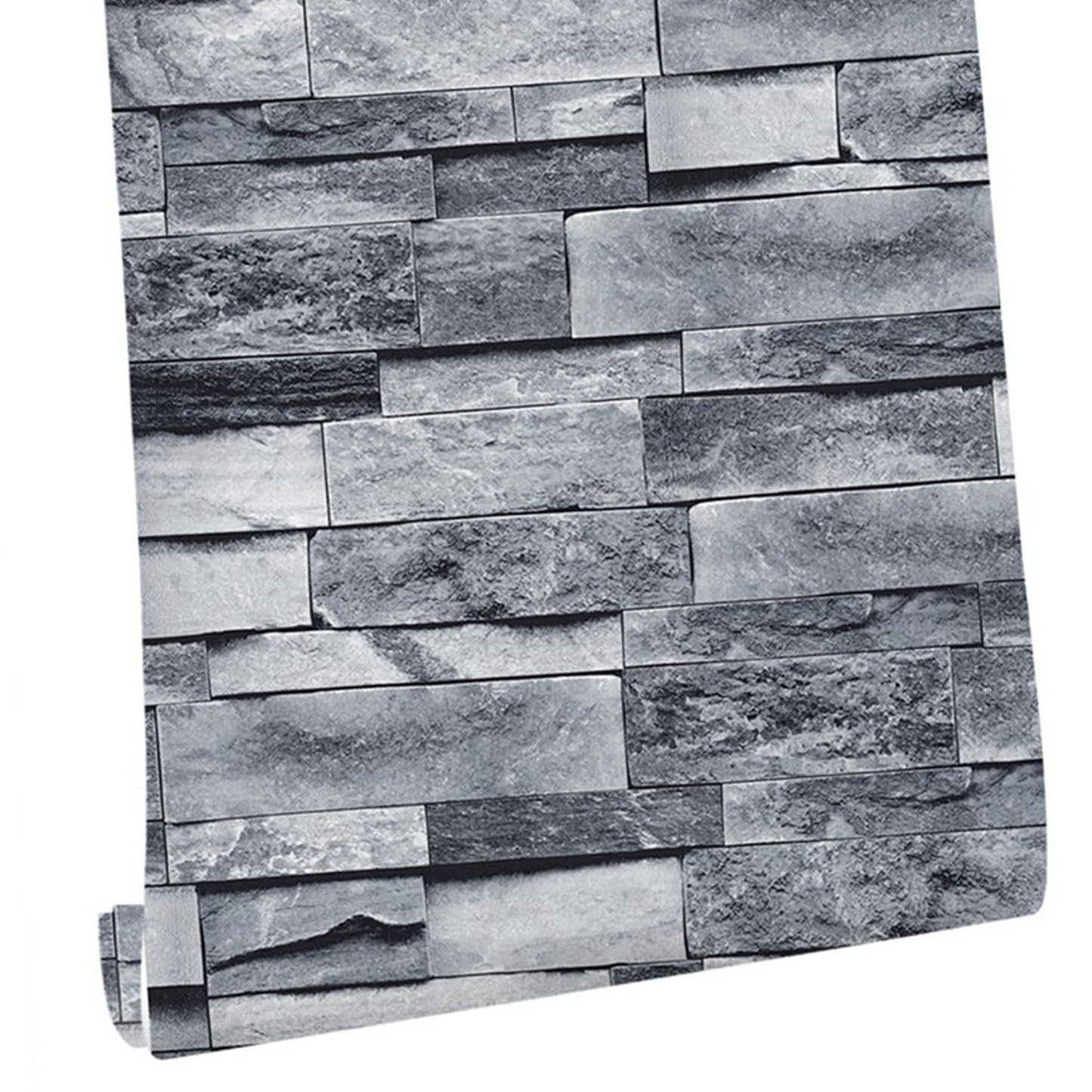 Self Adhesive Wallpaper 3D Simulation Brick Designed Thickened Paper Wall Stickers for Decoration