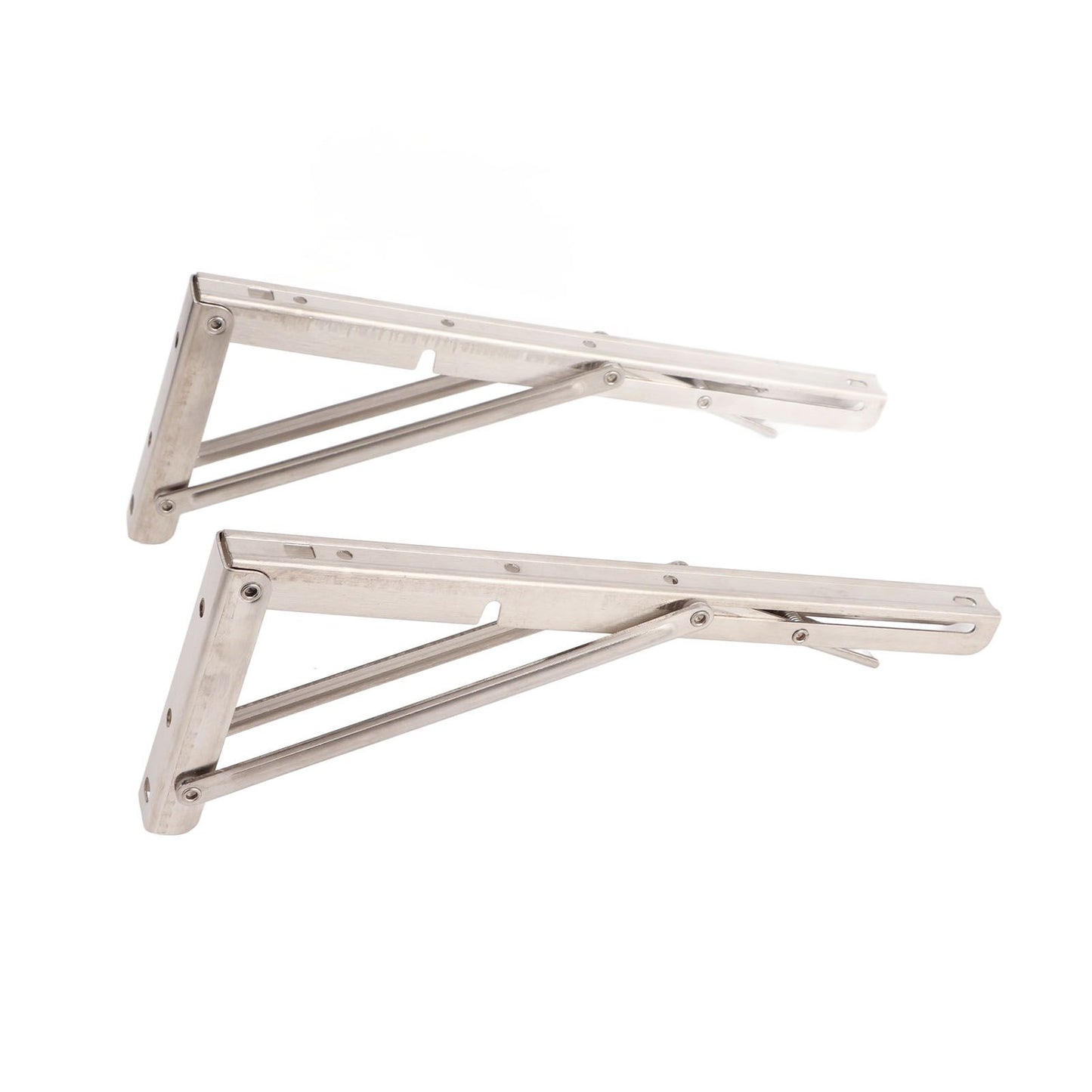 Triangular Folding Angle Bracket Thickened Stainless Steel L Shaped Folding Angle Support for Kitchen Bedroom