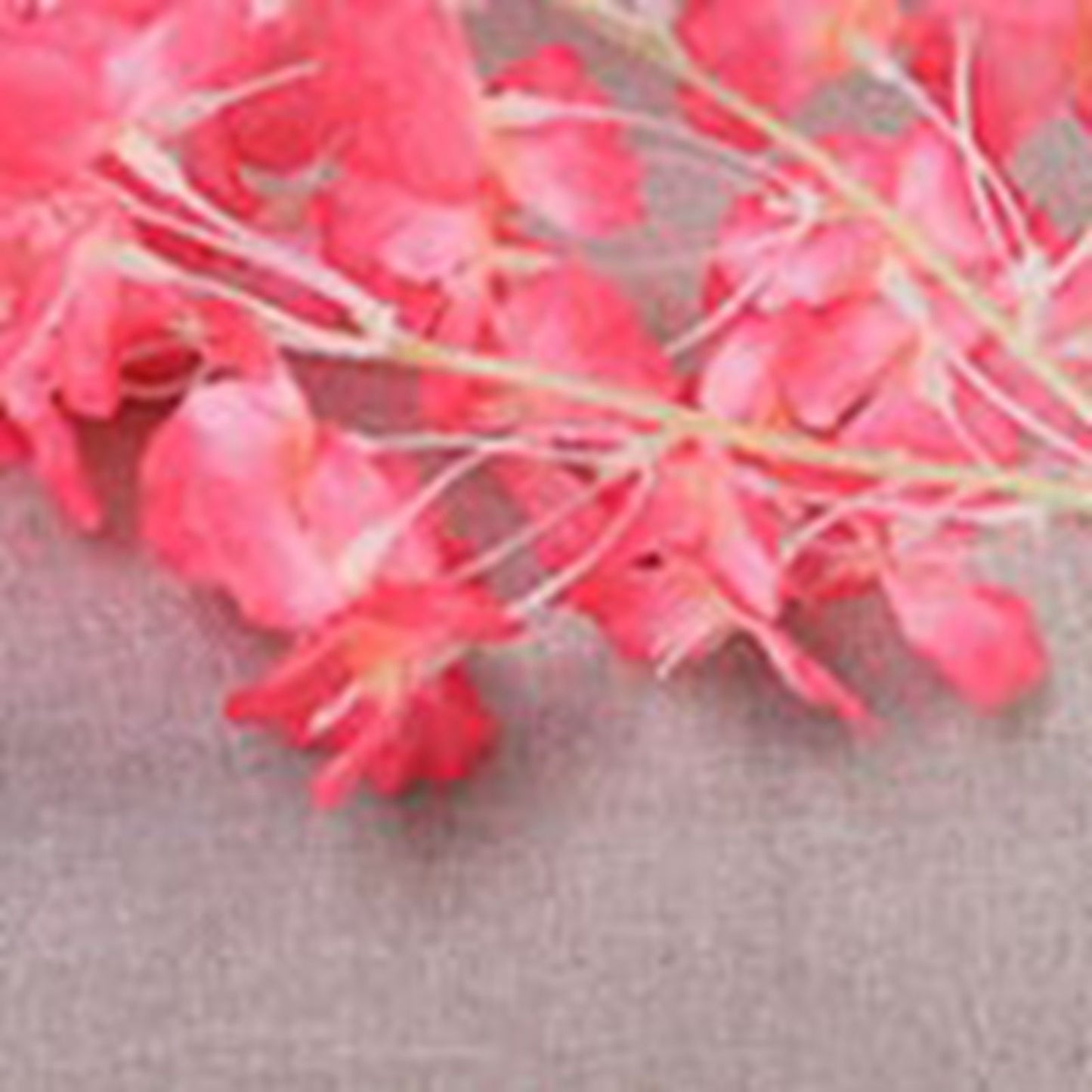 1.8m 256 Simulated Artificial Sakura Flower Garland Hanging Vines for Spring Home Room Wedding Party Decor Rose Red