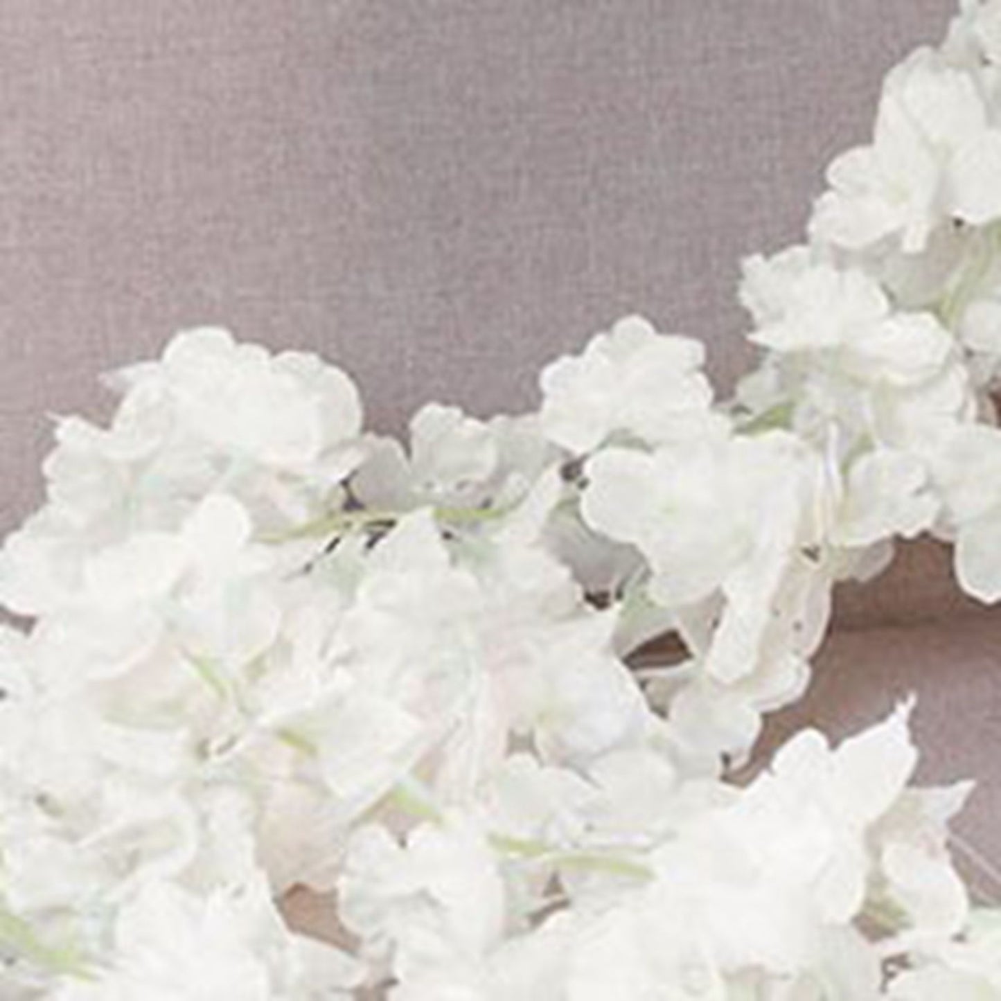 1.8m 256 Simulated Artificial Sakura Flower Garland Hanging Vines for Spring Home Room Wedding Party Decor White