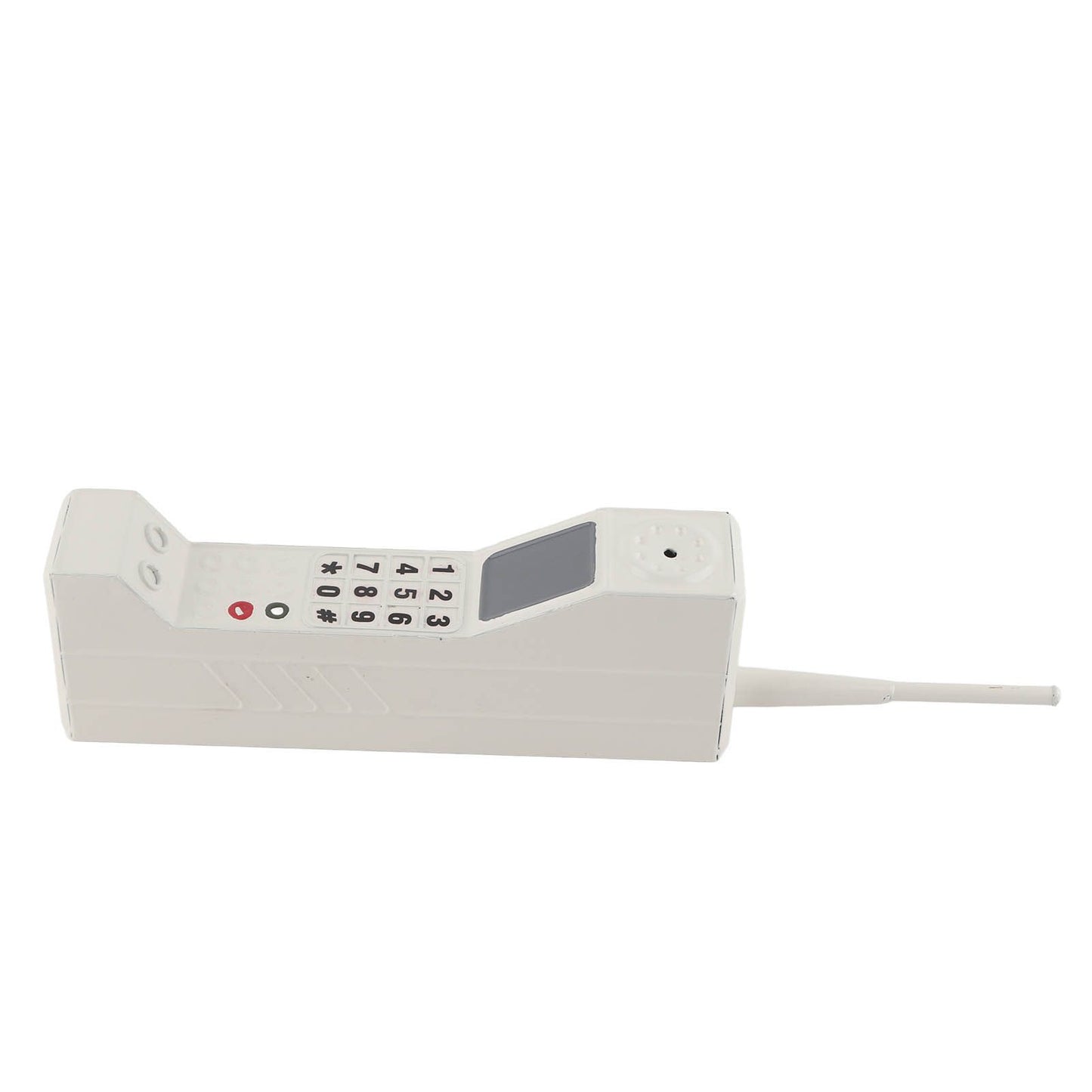 Retro Cellphone Model Old Fashioned Cellular Phone Model Ornament Vintage Simulation Photographic Props for Home Stage White
