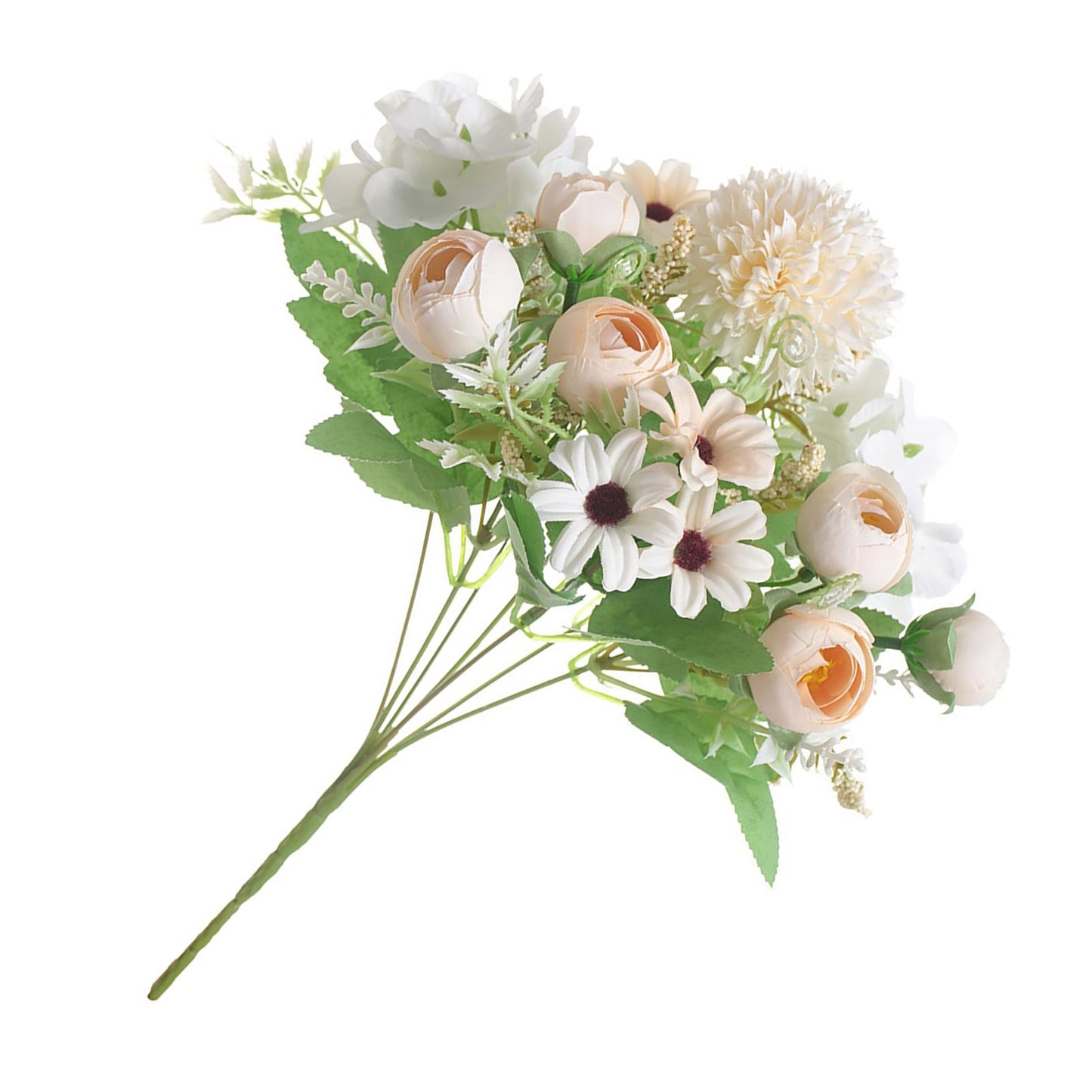 Artificial Flower Exquisite Lifelike Silk Cloth Faux Flower for Photography Wedding Home Shop Decoration Champagne