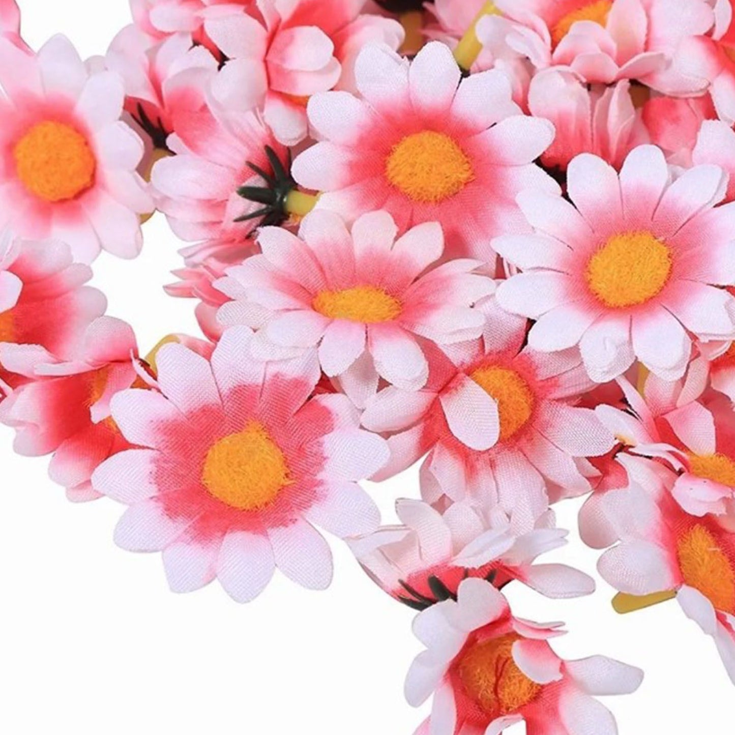 100pcs Artificial Little Daisy Lovely DIY Handcraft Silk Little Daisy for Offices Weddings Pink White