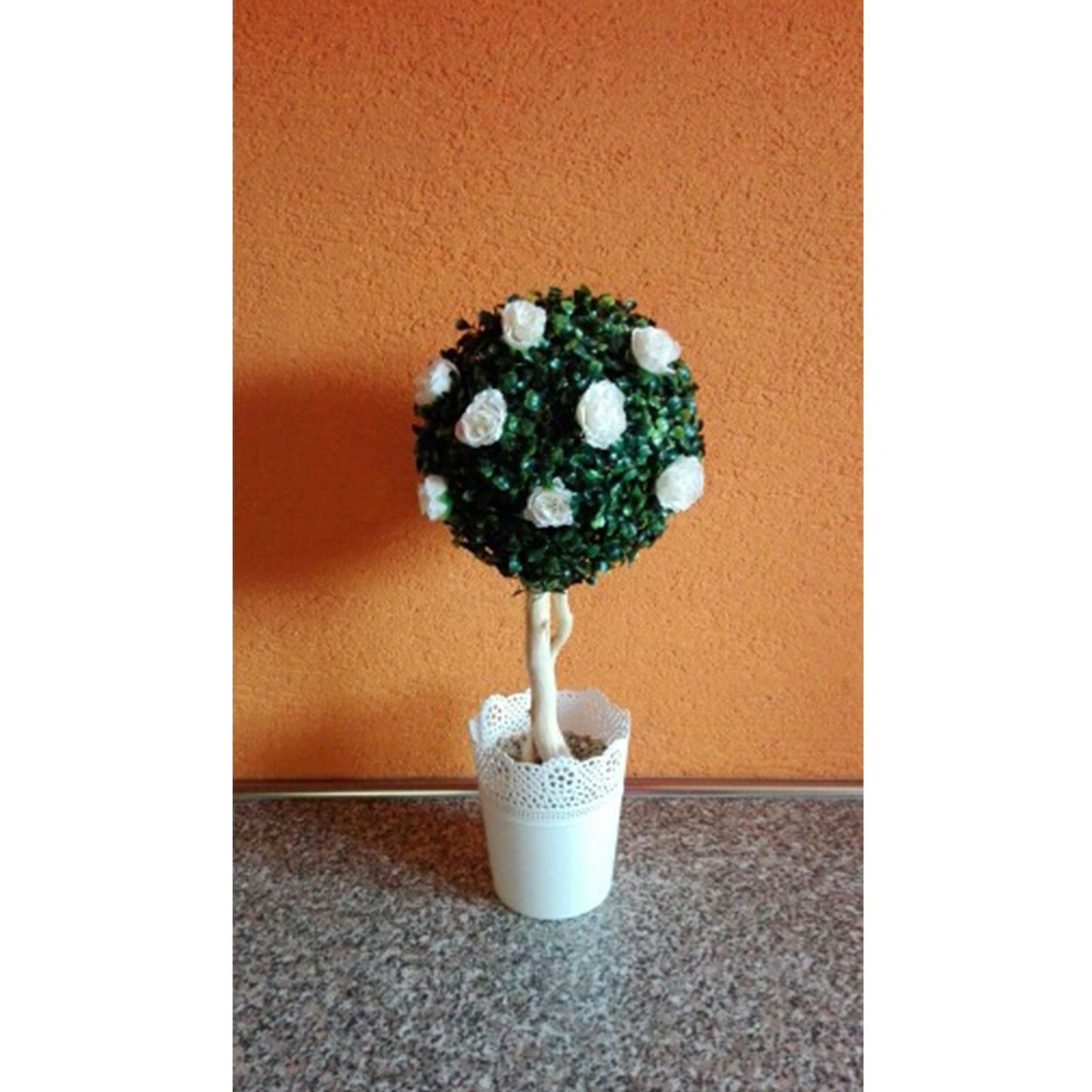50PCS Simulation Rose Head Decorative Reusable Silk Fake Rose Flower for Wedding Party White
