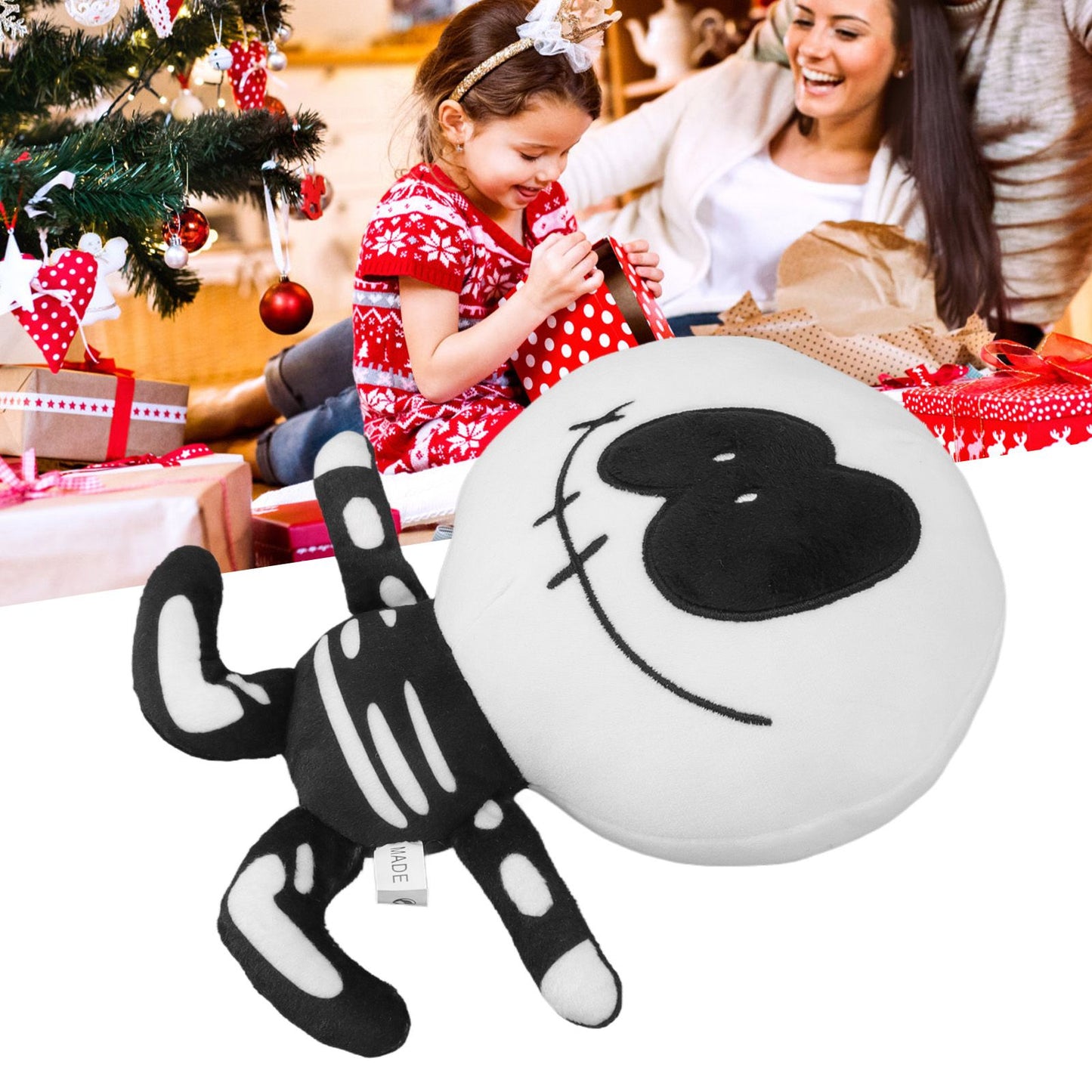 Skeleton Plush Toy Cartoon Anime Soft Stuffed Doll Children Birthday Christmas Gift