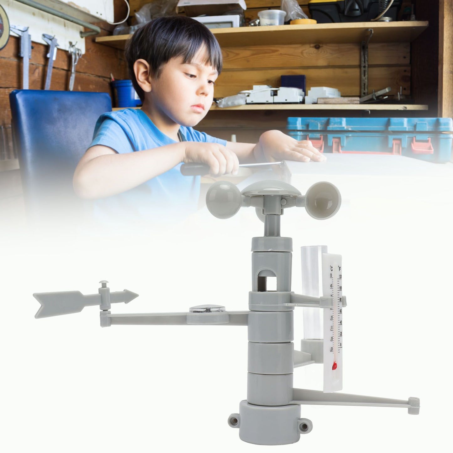 DIY Weather Station Toy Educational Multifunction Weather Station Set Science Education Toys