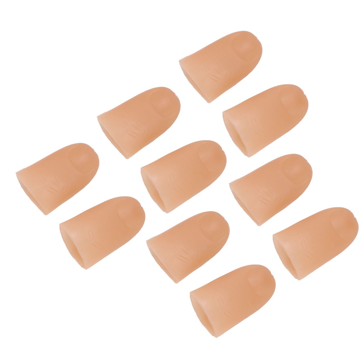 5 Pairs Finger Light Up Thumb PVC 3V 40mAh Battery Powered 4.5cm LED Fake Finger Lights for Performance Prop Colorful