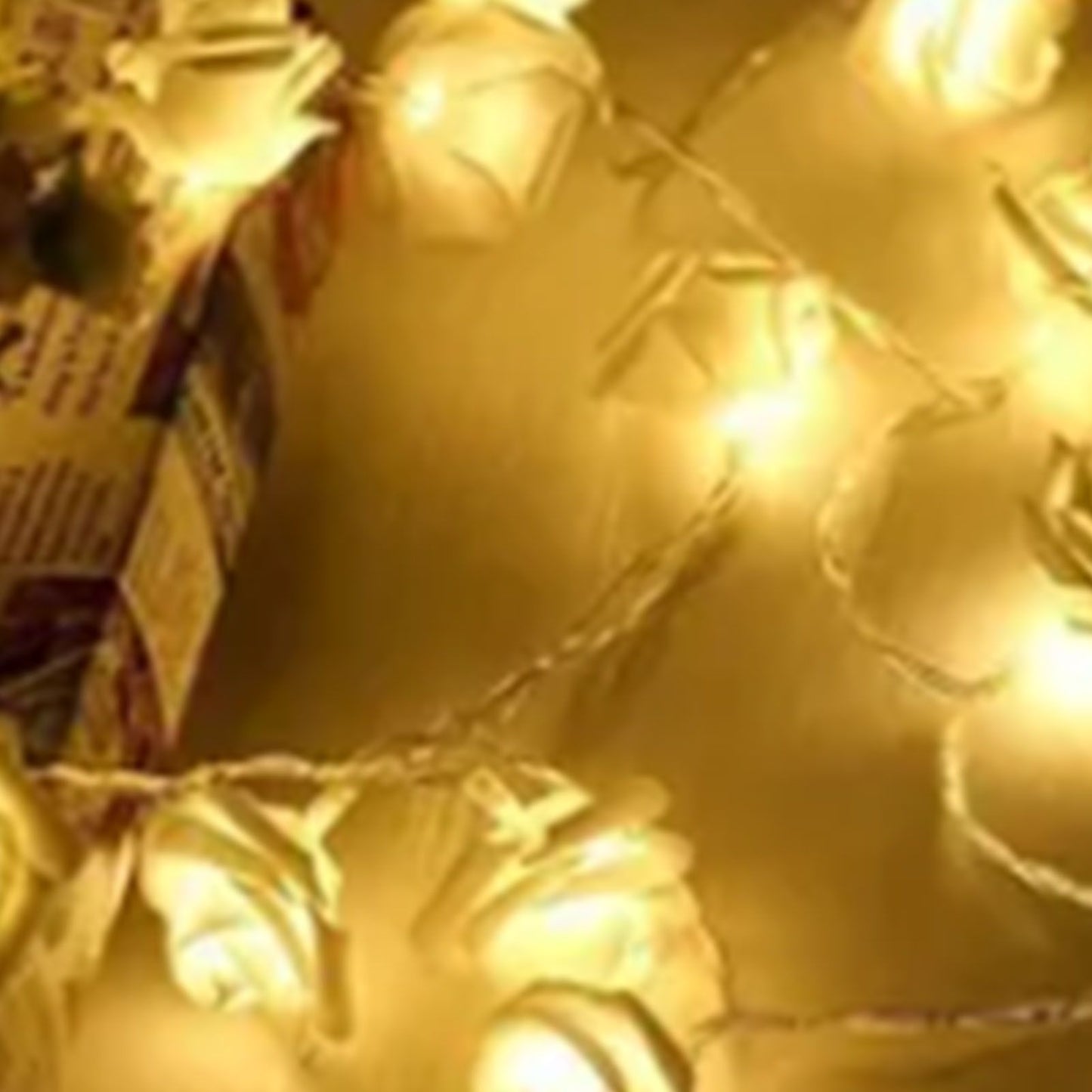 LED Rose Flower String Light Simulated Rose Flower Fairy String Lights for Wedding Home Party Decoration 20 Lamps 9.8ft