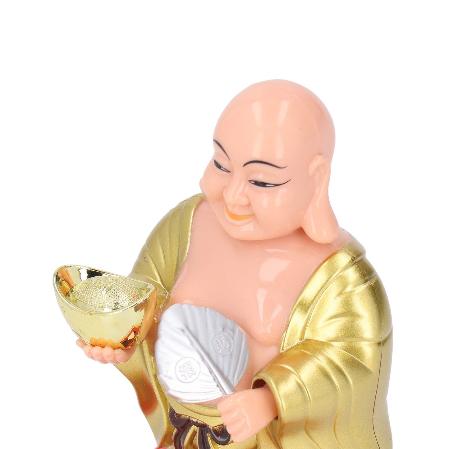Standing Maitreya Buddha Solar Ornaments Light Energy Sensing Buddha Statue Decoration for Office Home Car Gift Small