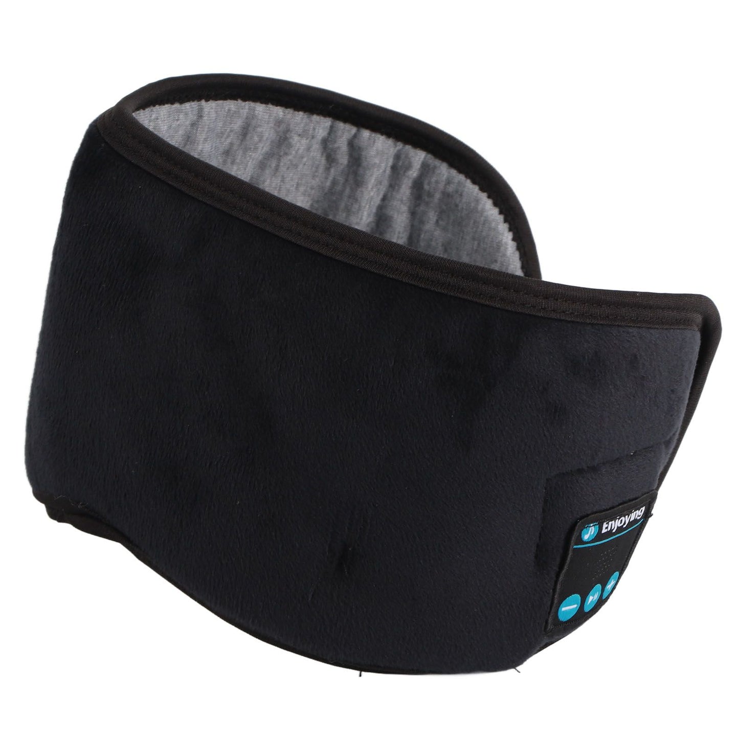 Smart Eye Mask Wireless Bluetooth 5.0 Music Communication Light Shading for Sleep Black