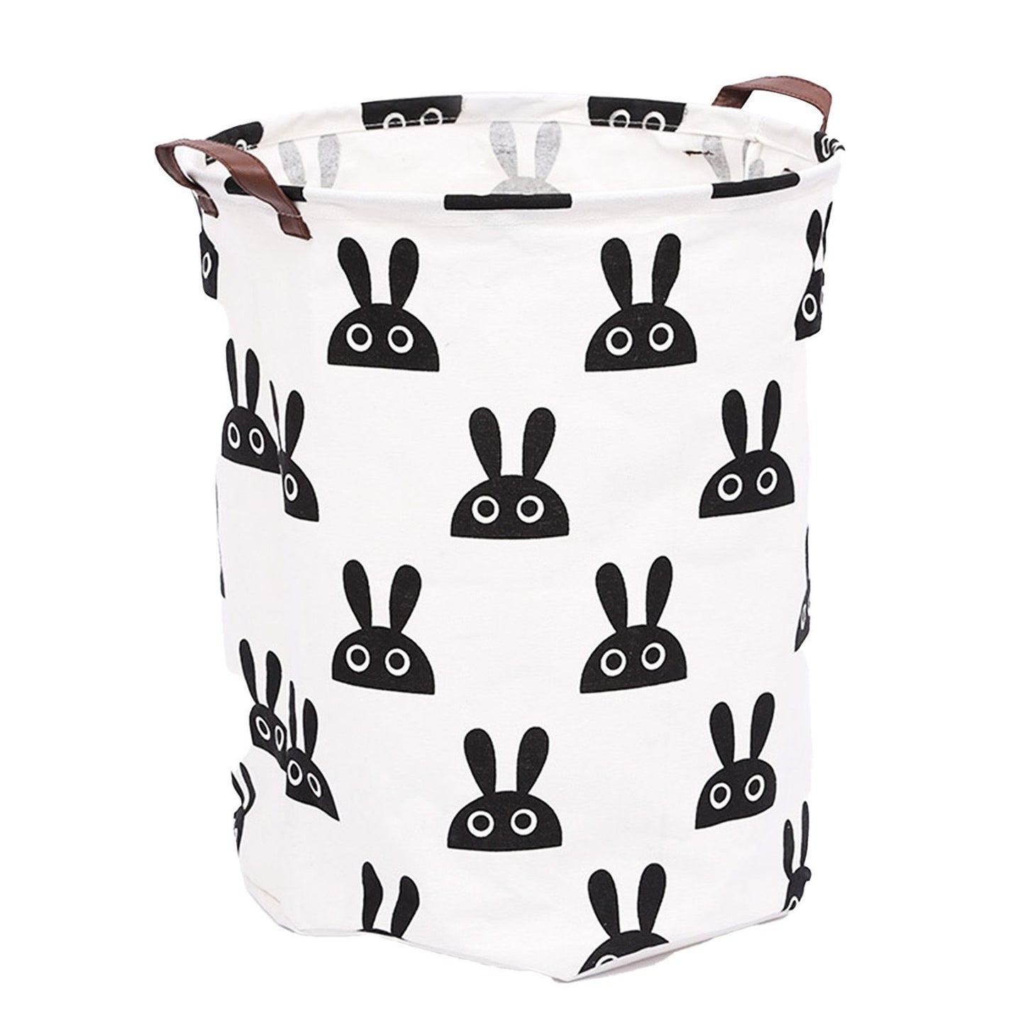 Laundry Basket Cute Rabbit Cotton 40x40x50cm Dirty Clothes Hamper Storage Basket Waterproof Lining Bin