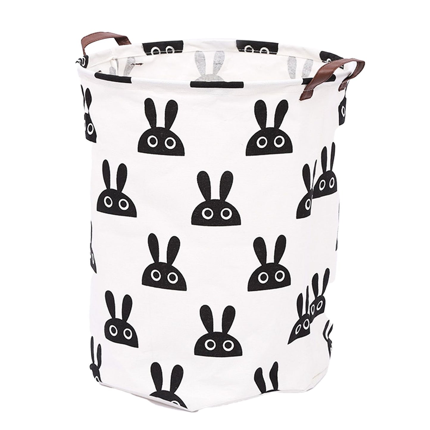 Laundry Basket Cute Rabbit Cotton 40x40x50cm Dirty Clothes Hamper Storage Basket Waterproof Lining Bin