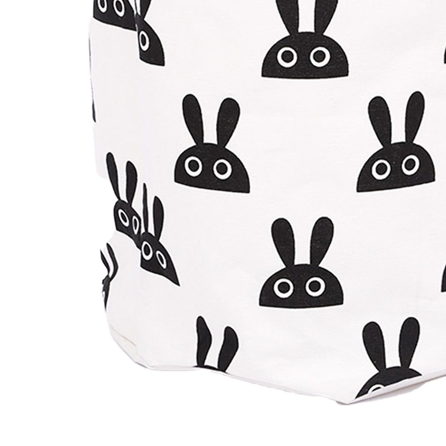 Laundry Basket Cute Rabbit Cotton 40x40x50cm Dirty Clothes Hamper Storage Basket Waterproof Lining Bin