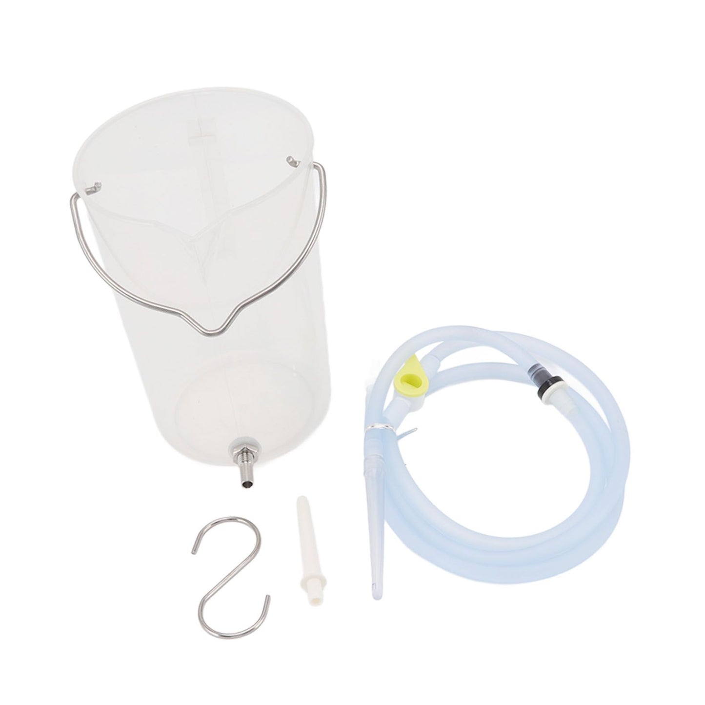 Coffee Enema Bucket 2L Plastic Portable Household Adjustable Flow Enema Set for Constipation Relief