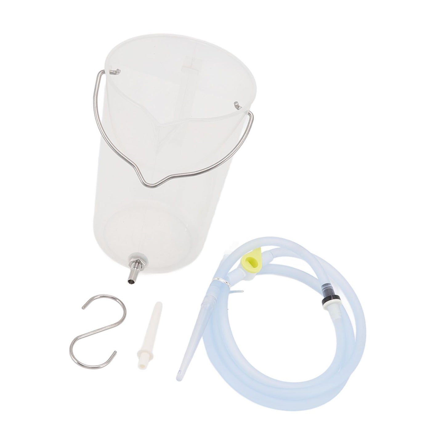 Coffee Enema Bucket 2L Plastic Portable Household Adjustable Flow Enema Set for Constipation Relief