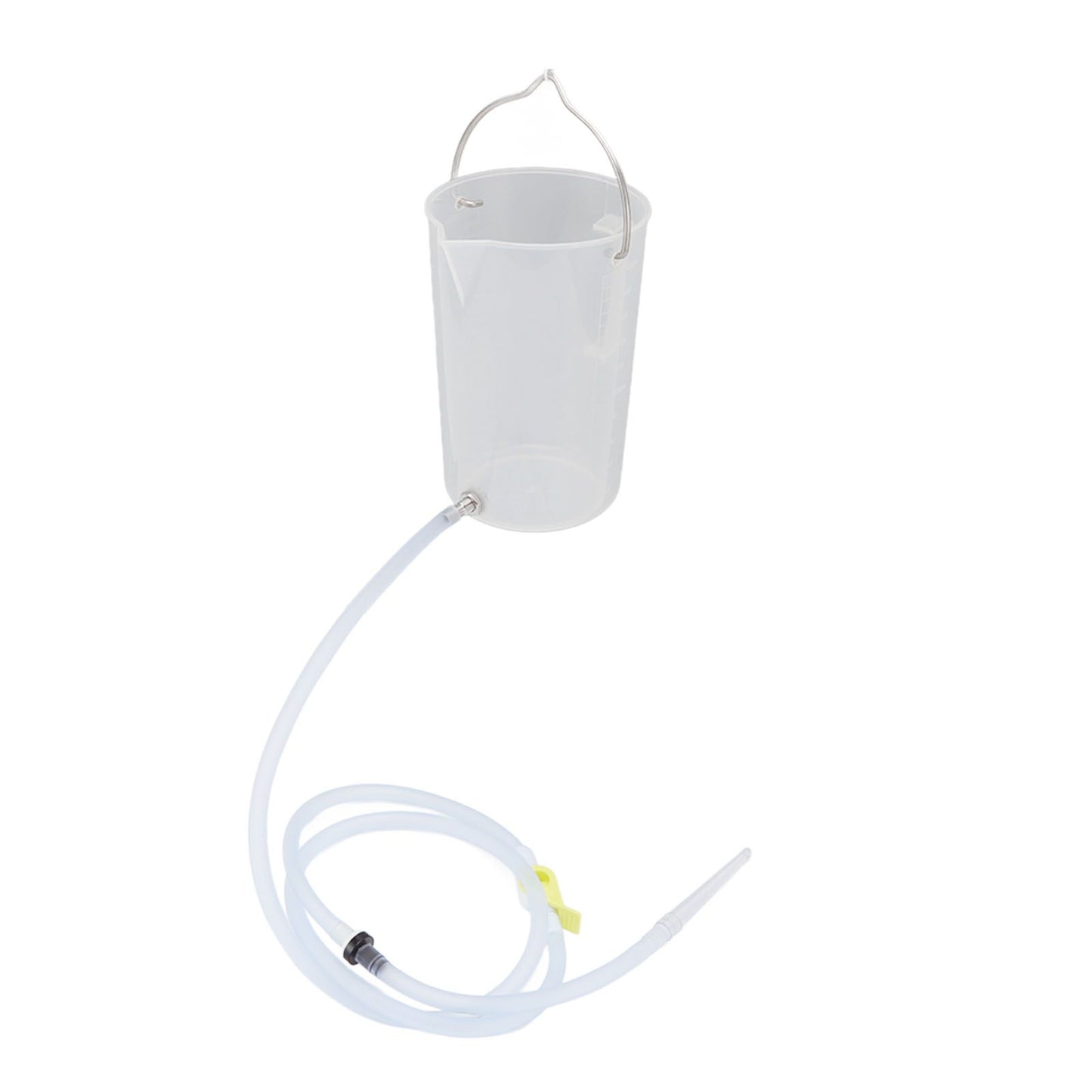 Coffee Enema Bucket 2L Plastic Portable Household Adjustable Flow Enema Set for Constipation Relief