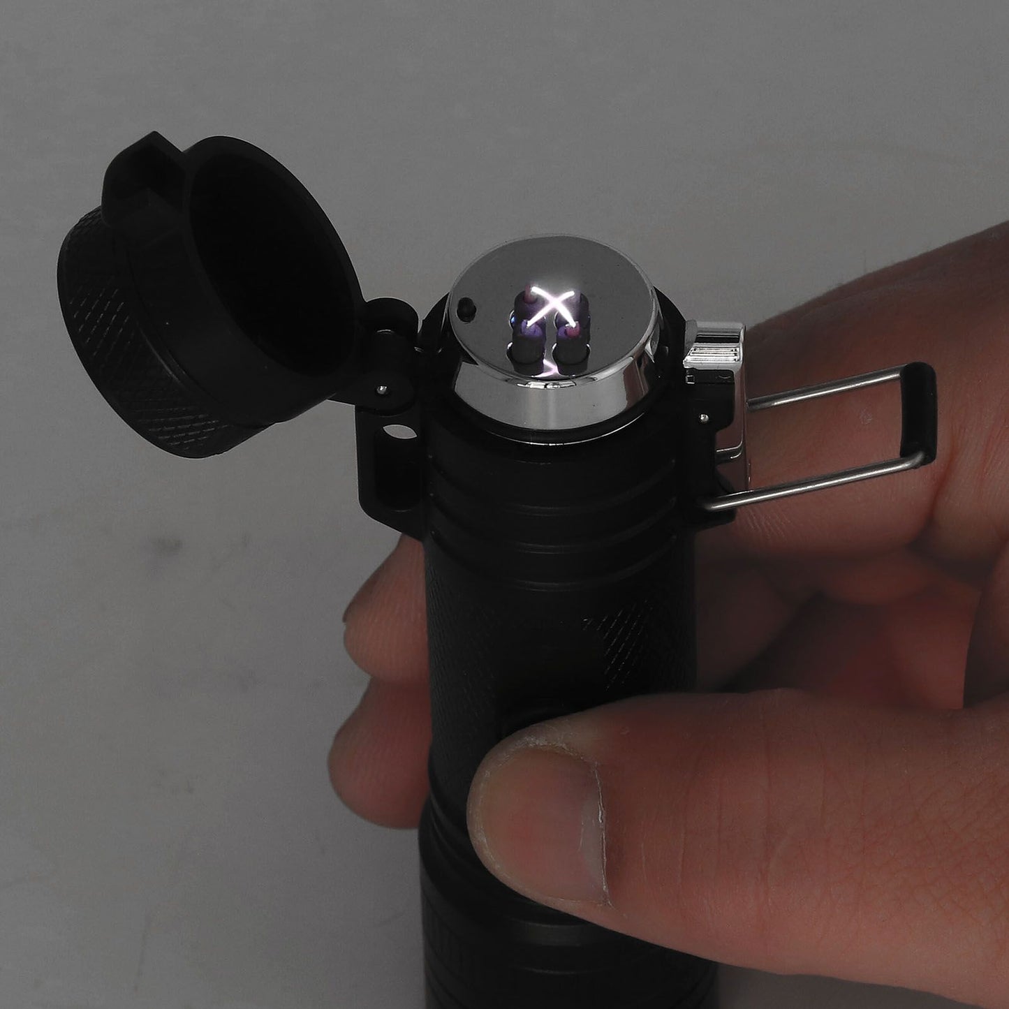 Flashlight Lighter USB Charging IP56 Waterproof High Brightness 3 Lighting Modes