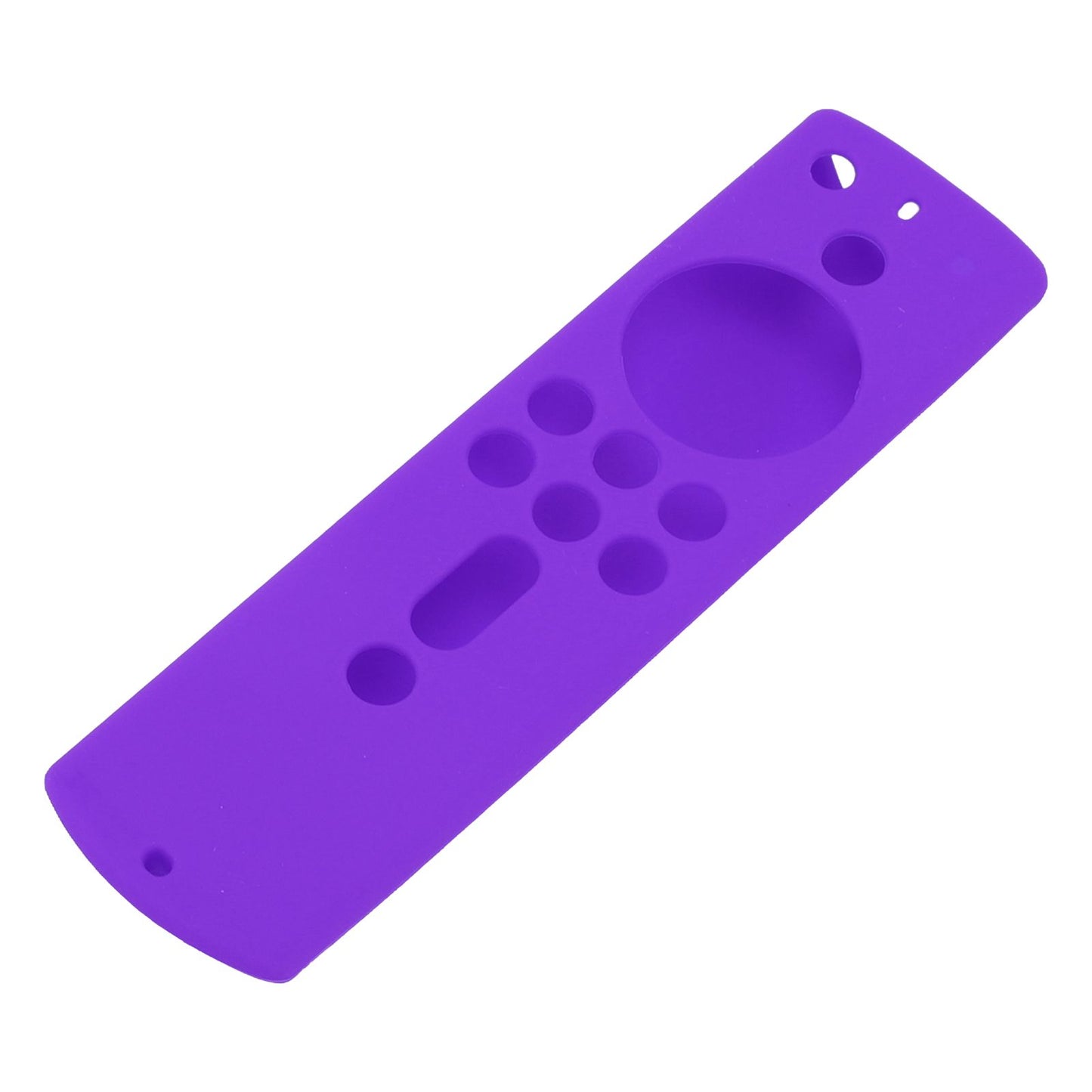Silicone Protective Case for Fire TV Stick 4K 2018 Remote Control Shockproof Anti Slip Protective Cover Purple