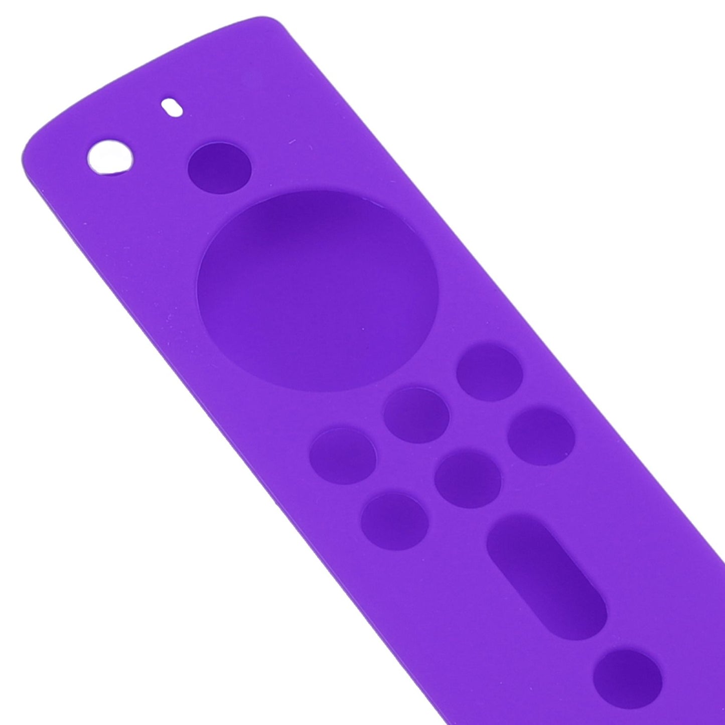 Silicone Protective Case for Fire TV Stick 4K 2018 Remote Control Shockproof Anti Slip Protective Cover Purple
