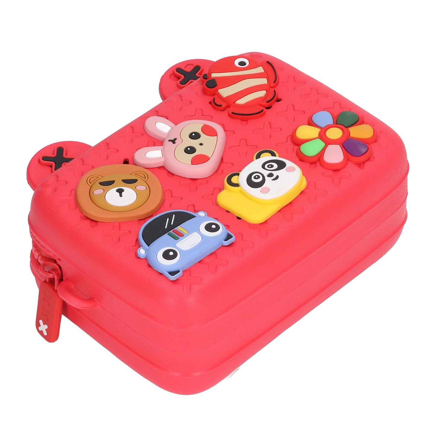 Cartoon Camera Shoulder Bags Children's Camera Protector Bag for Kids Birthday Gift Red