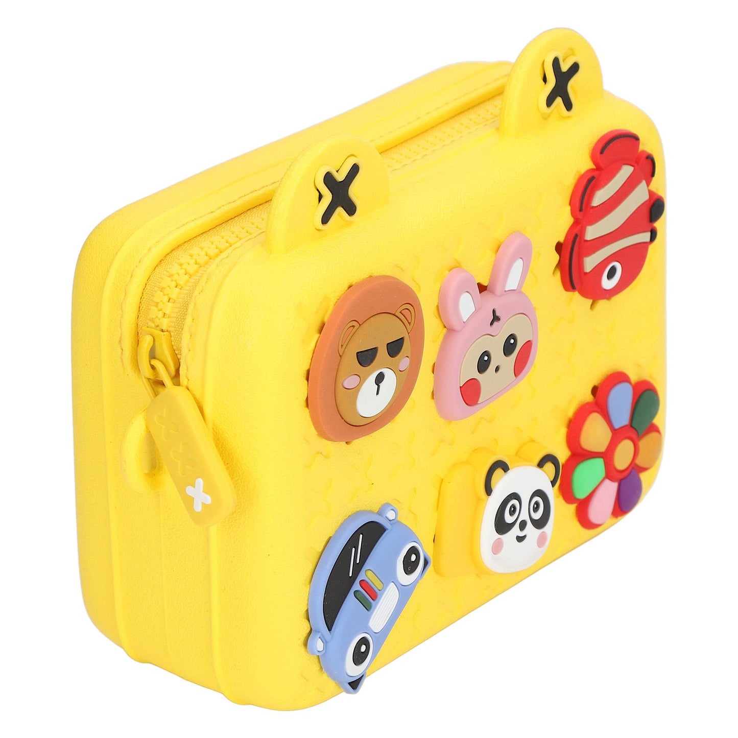 Cartoon Camera Shoulder Bags Children's Camera Protector Bag for Kids Birthday Gift Yellow