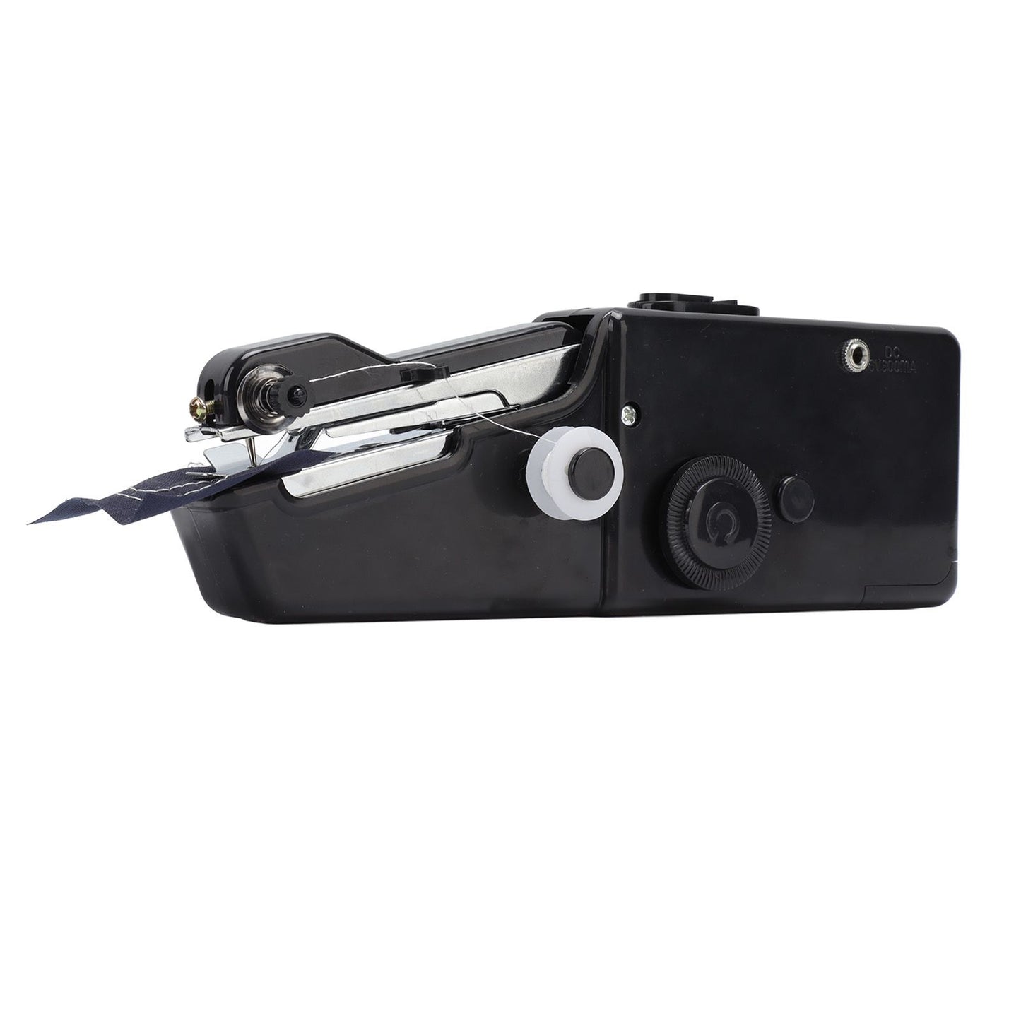Handheld Sewing Machine Smoothing Stitching Portable Electric Sewing Tool for Home Travel Black
