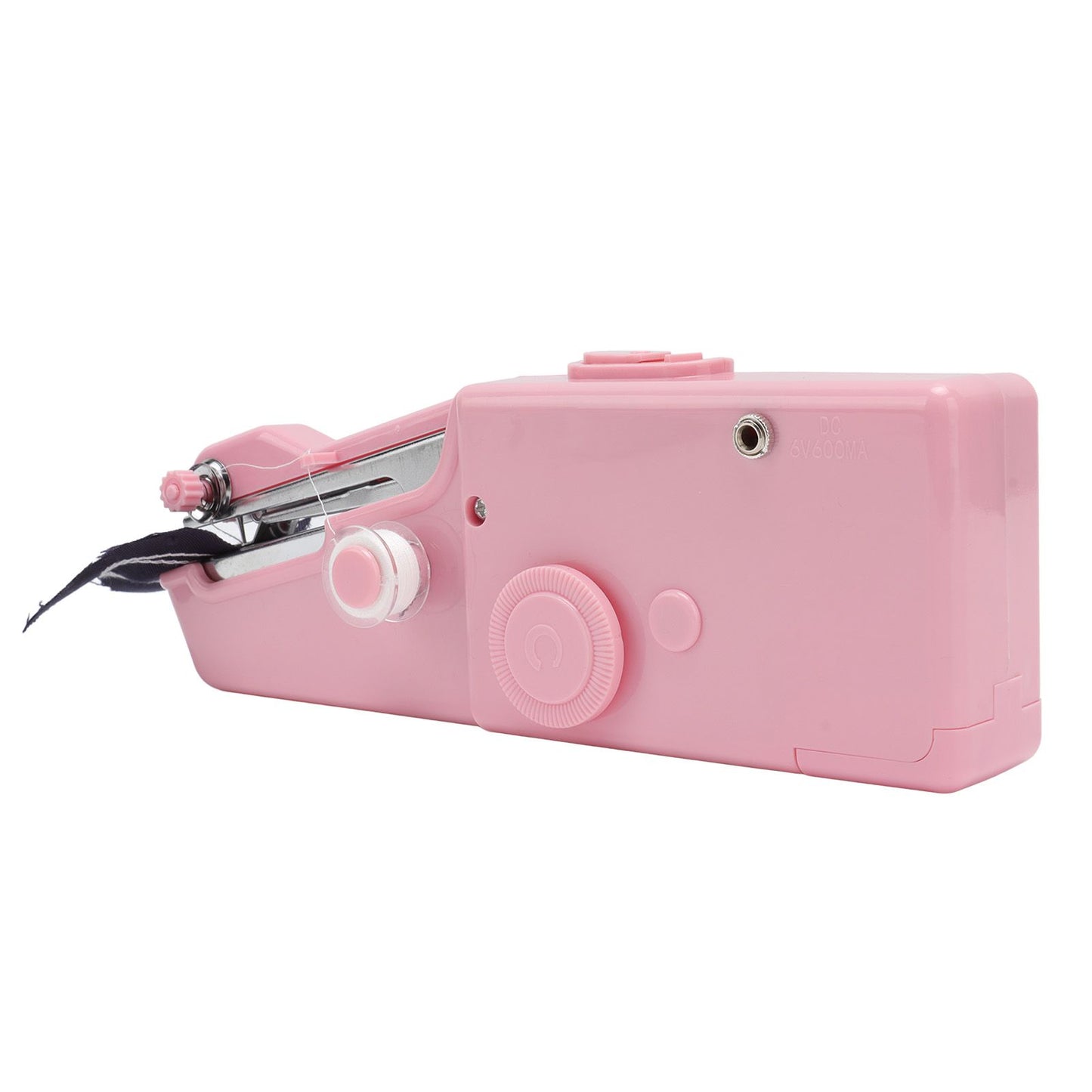 Handheld Sewing Machine Smoothing Stitching Portable Electric Sewing Tool for Home Travel Pink