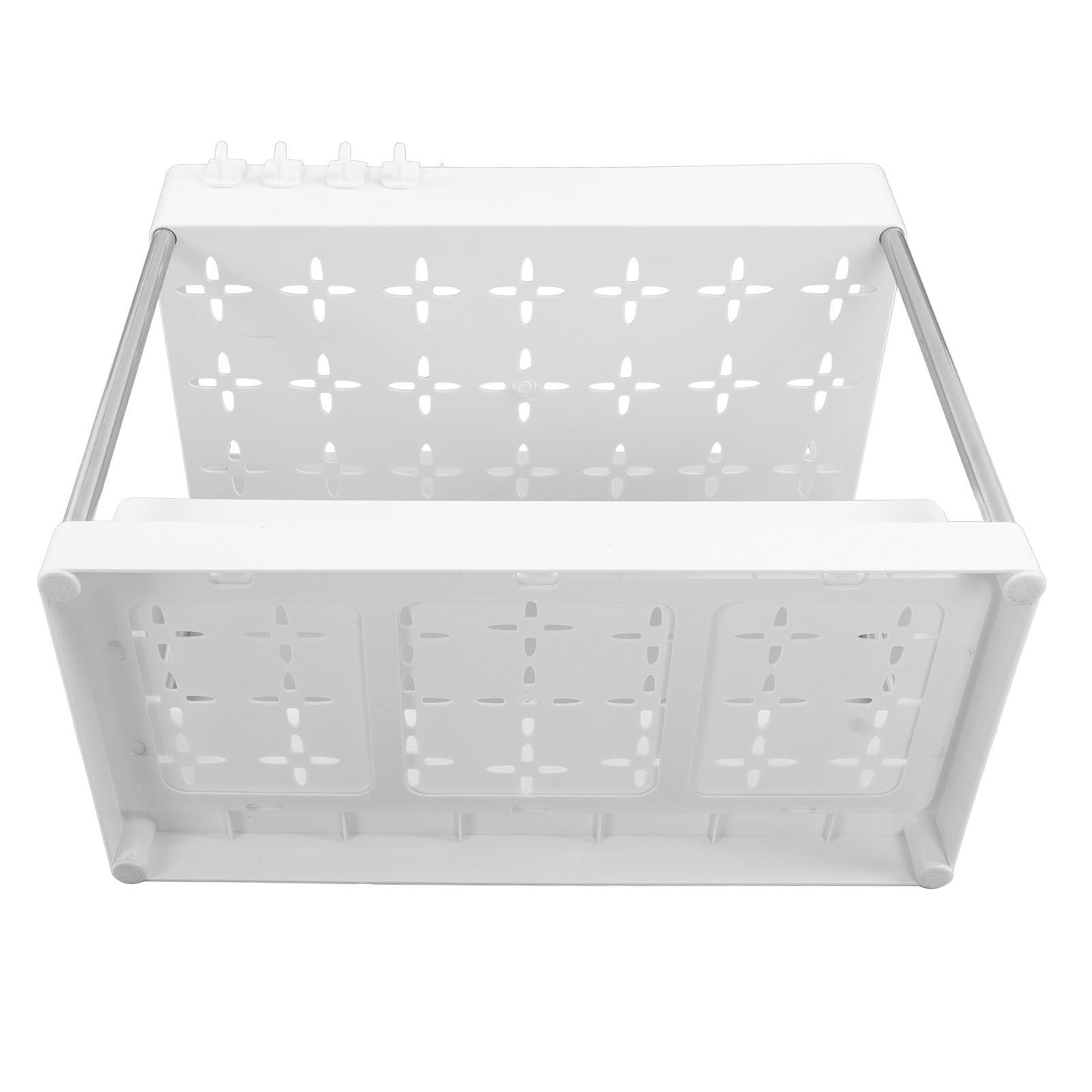 Under Sink Organizers Large Capacity Slide Out Storage Baskets for Bathrooms Kitchens Closets Laundry Rooms Offices White