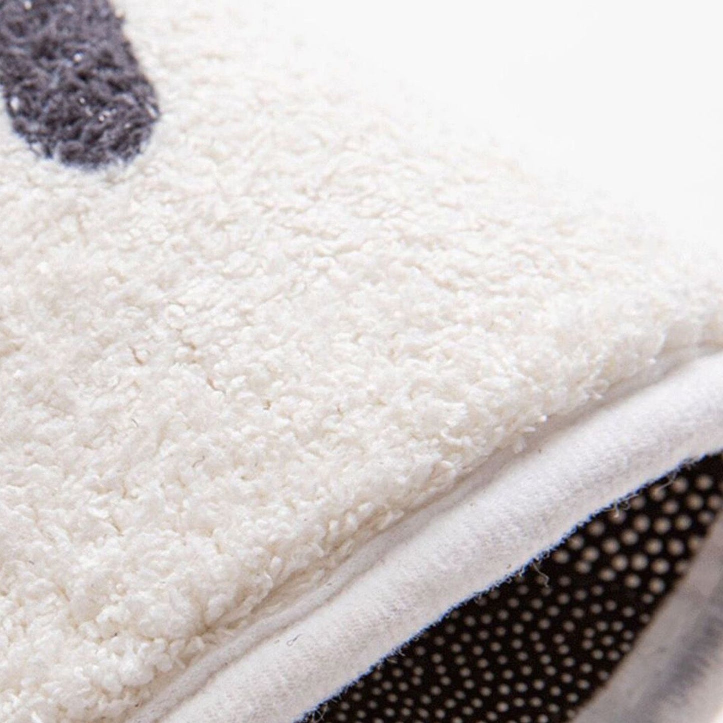 Water Absorbent Mat Retro CD Disk Design Anti Slip Thick Soft Imitation Cashmere Home Bathroom Mat Type 2 60x60cm
