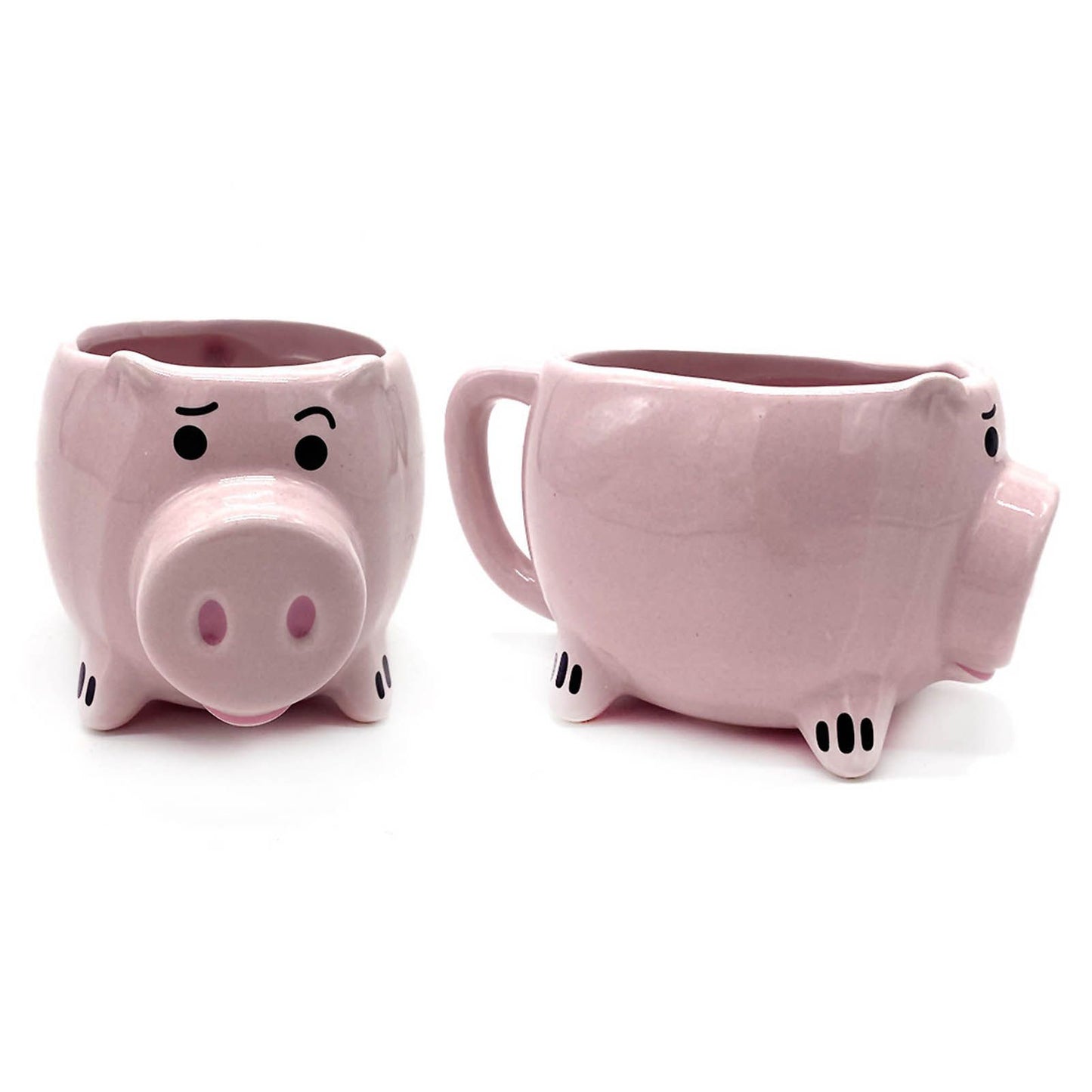 3D Pig Coffee Mug Novelty Pink Cute Pig Ceramic Coffee Tea Mug Funny Porcelain Water Cup for Home Indoor
