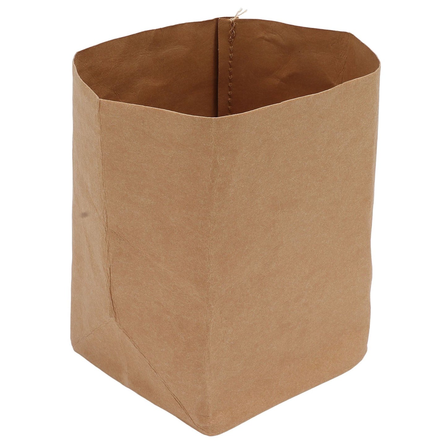 Washed Kraft Paper Bag Waterproof Flowerpot Food Storage Bag for Holding Food Fruits Vegetables Household Sundries M