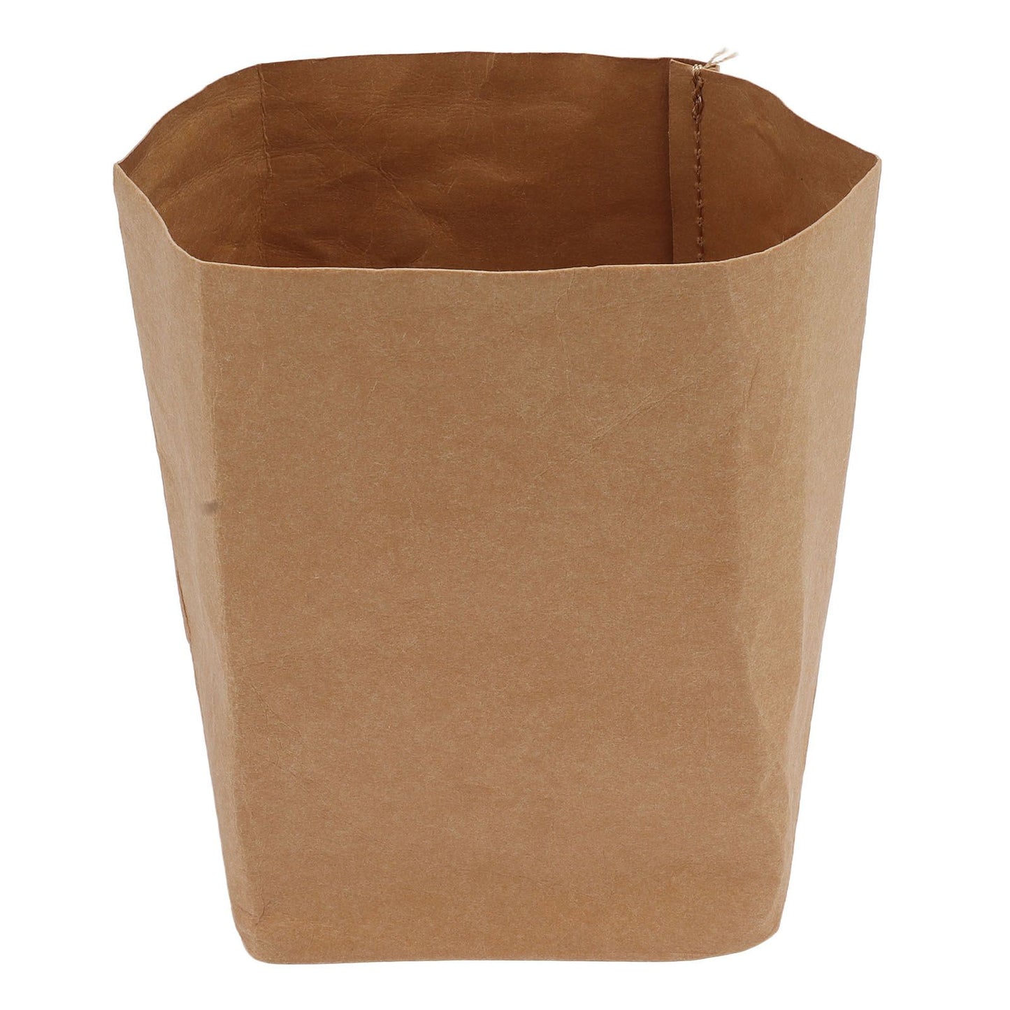 Washed Kraft Paper Bag Waterproof Flowerpot Food Storage Bag for Holding Food Fruits Vegetables Household Sundries L