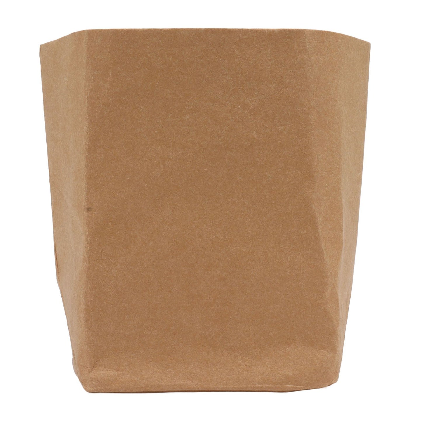 Washed Kraft Paper Bag Waterproof Flowerpot Food Storage Bag for Holding Food Fruits Vegetables Household Sundries L