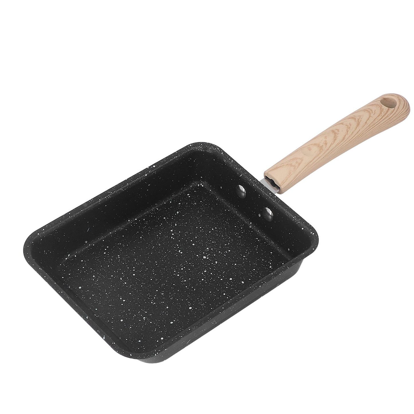 Frying Pan Iron Non Stick Coating Square Thick Multifunction Japanese Omelette Pan for Home Kitchen Tool