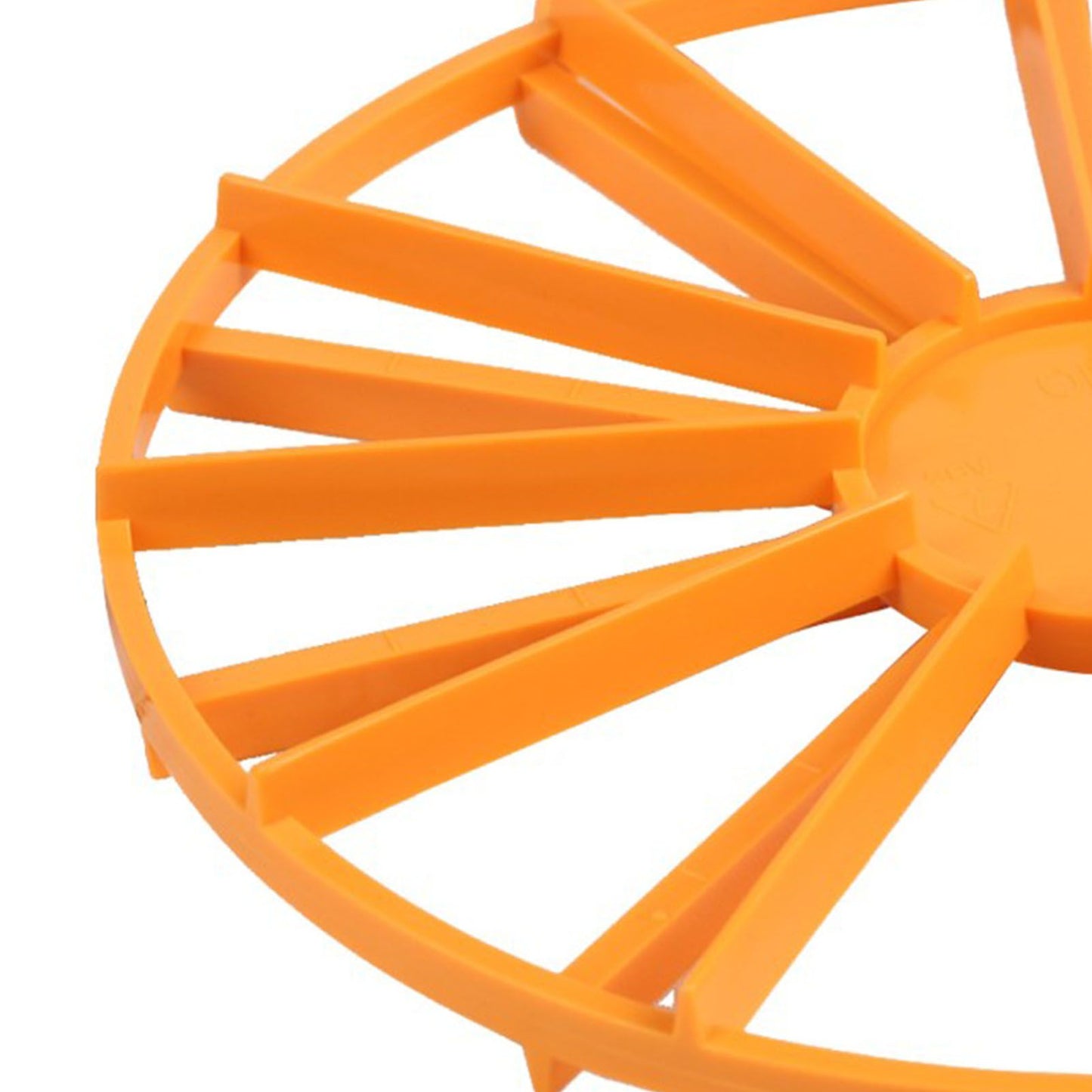 Cake Portion Marker Food Grade Round 10/12 Piece Cake Slice Marker Equal Portion Cutter Bread Cake Divider Baking Tool Yellow 126g/4.4oz（280）