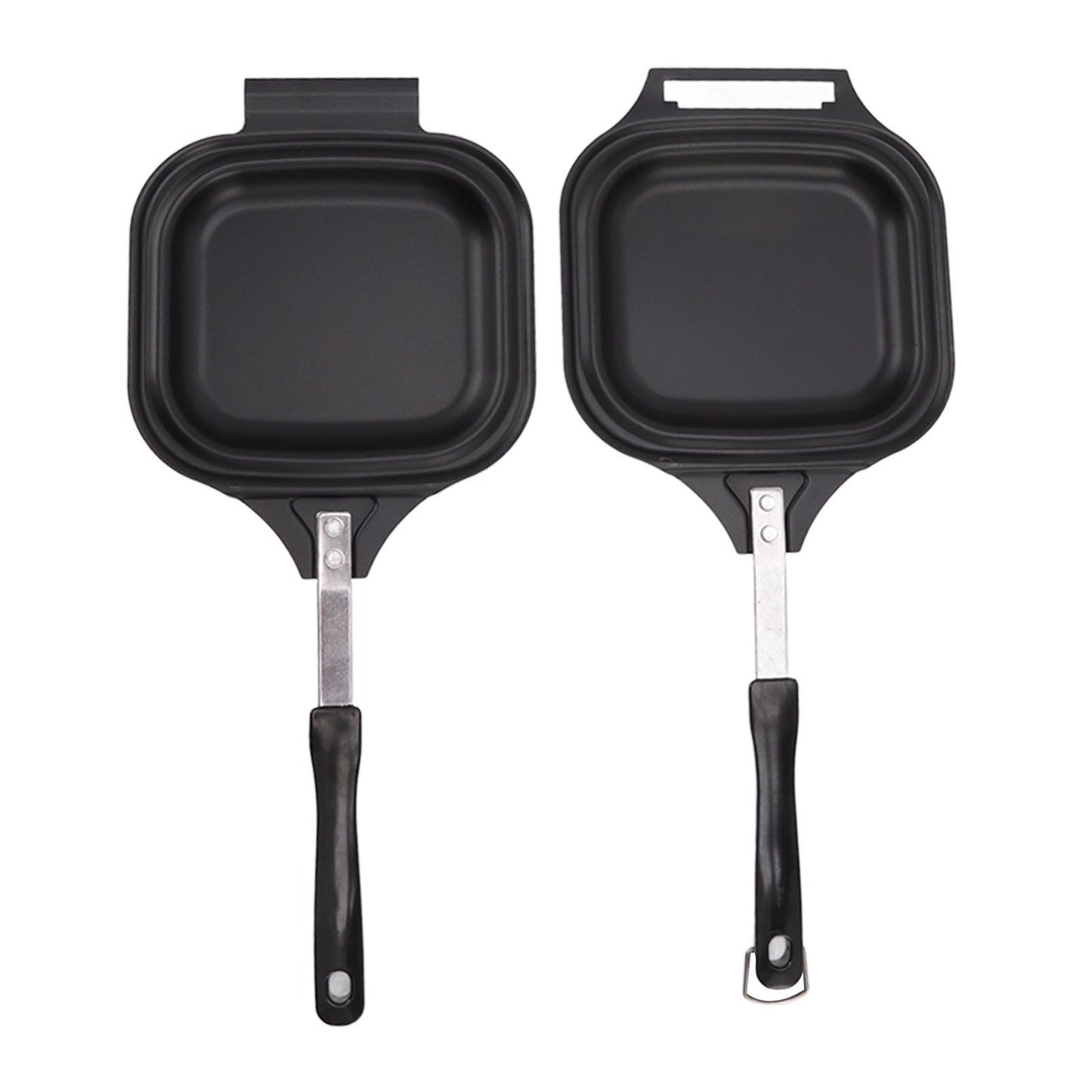 Frying Pan Even Heating Easy Cleaning Double Sided Iron Pancake Pan for Restaurants Home