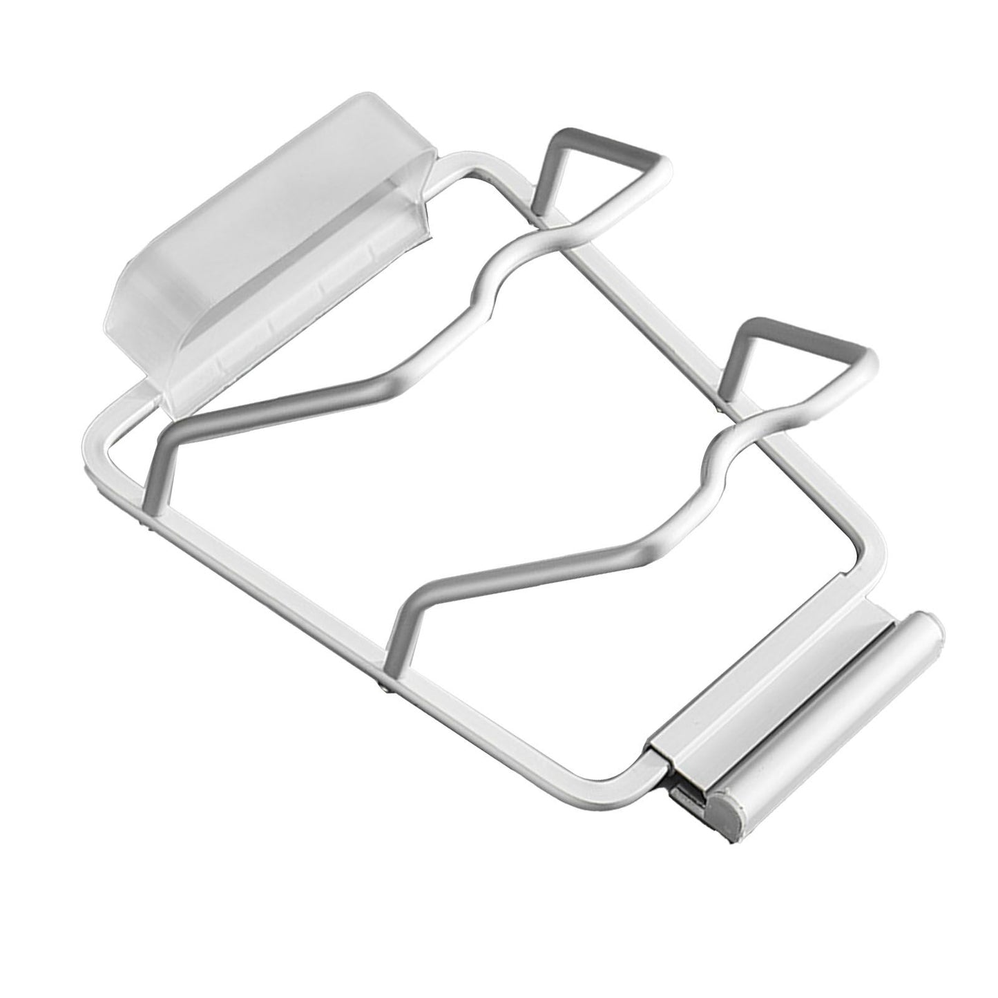 Pot Lid Holder Drilling Free Wall Mounted Space Saving Aluminium Hand Polishing Rustproof for Kitchen 2 Layer