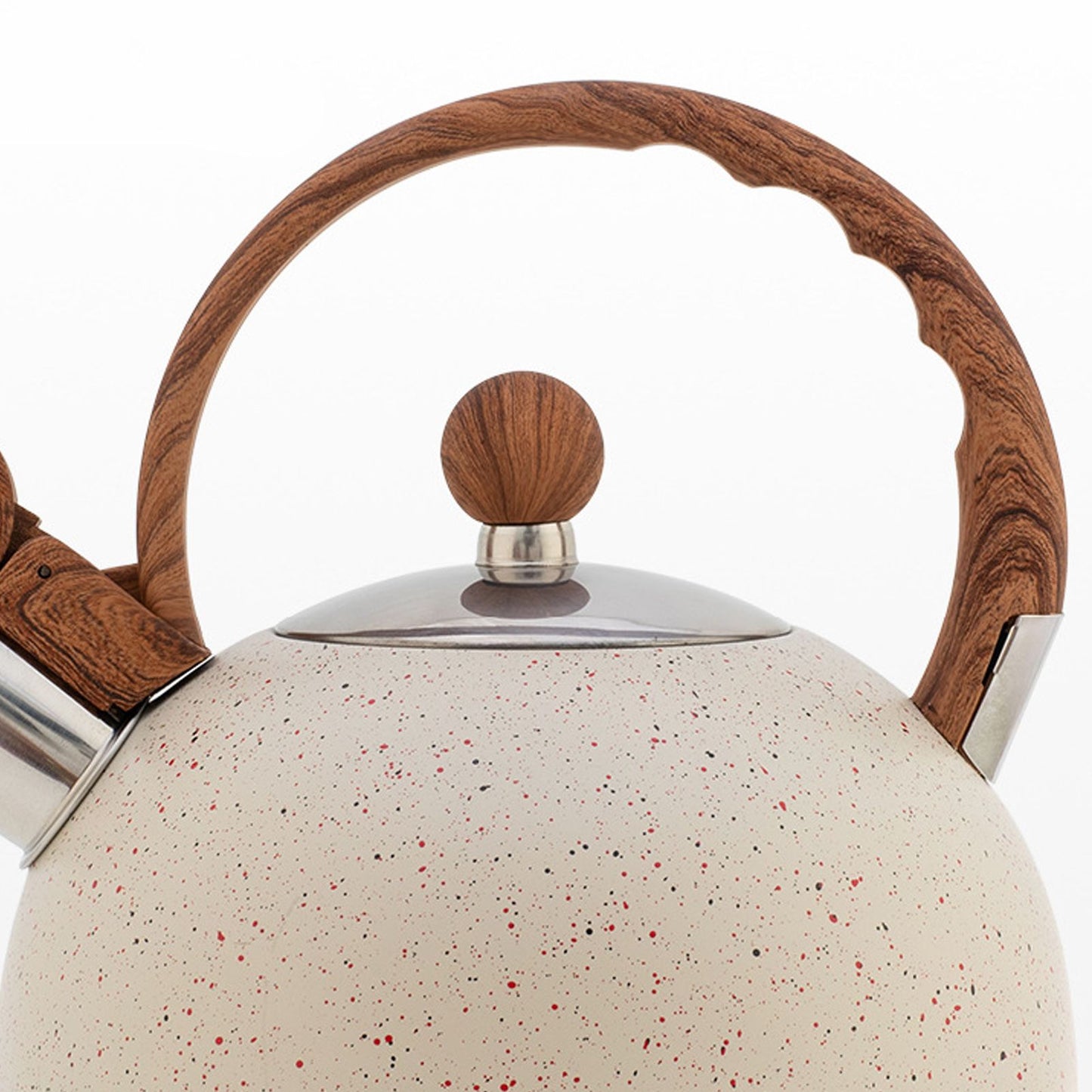 2.5L Whistling Tea Kettle Stovetop Food Grade Stainless Steel Tea Pots for Kitchen Hotel