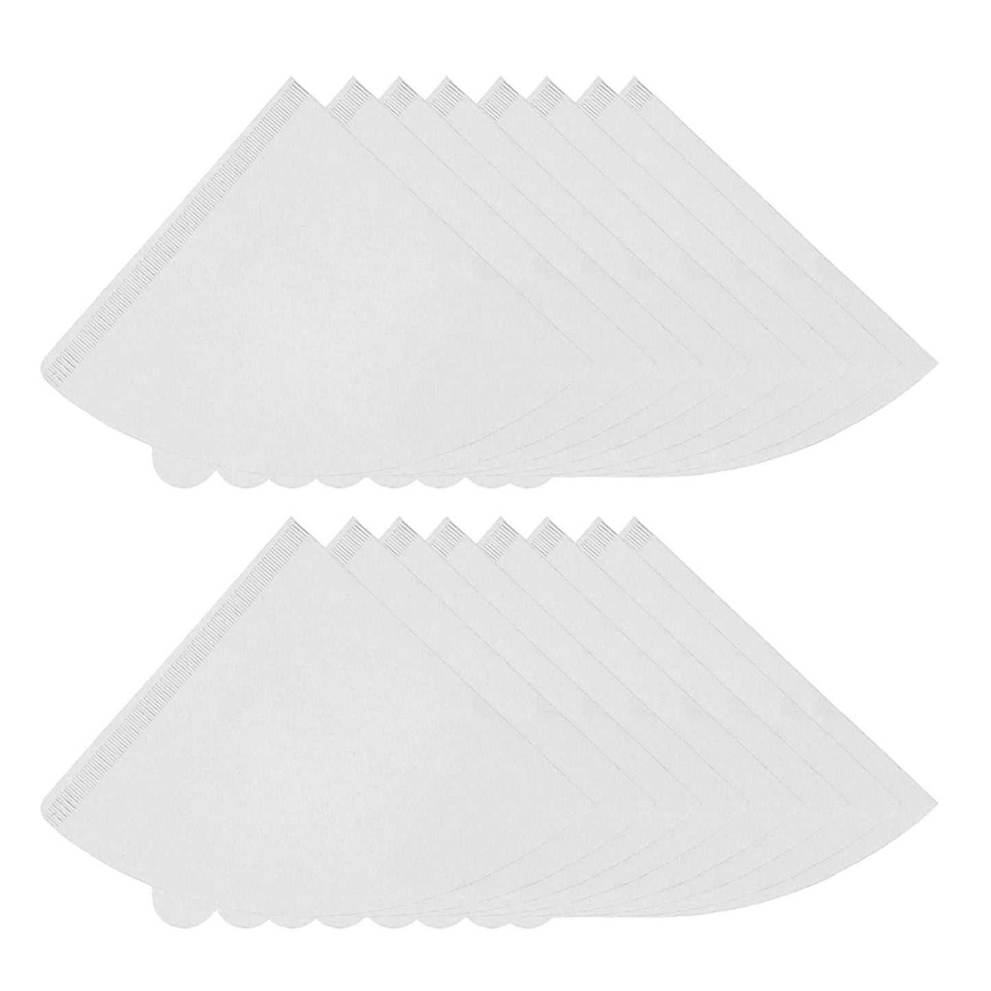 100 Pieces Filter Cone Coffee Filters 2 to 4 Cup Natural Disposable Coffee Filter Paper for Home Cafe
