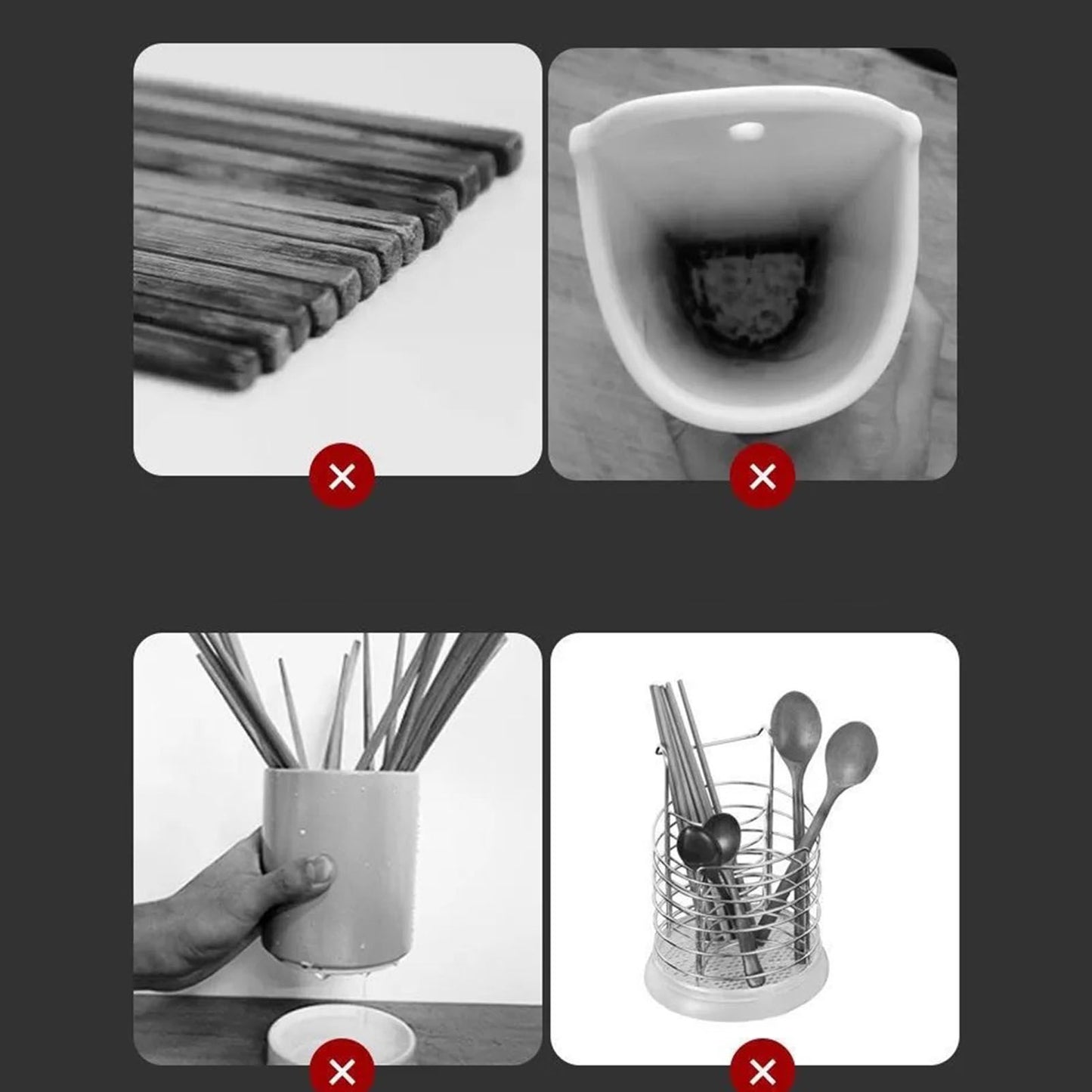Wall Mounted Chopsticks Cage Home Multifunctional Dustproof Draining Cage Punch Free Tableware Storage Box Air Dried Blue