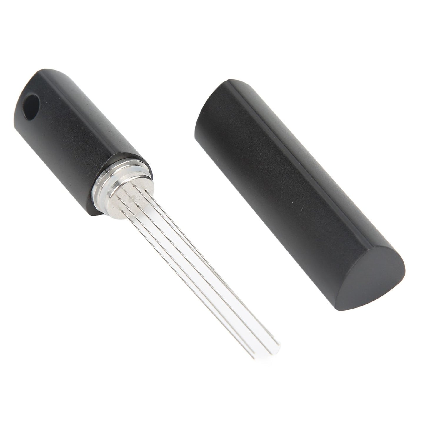 Coffee Stirrer Tool Stainless Steel Portable Coffee Needle Distributor For Italian Coffee Maker Black