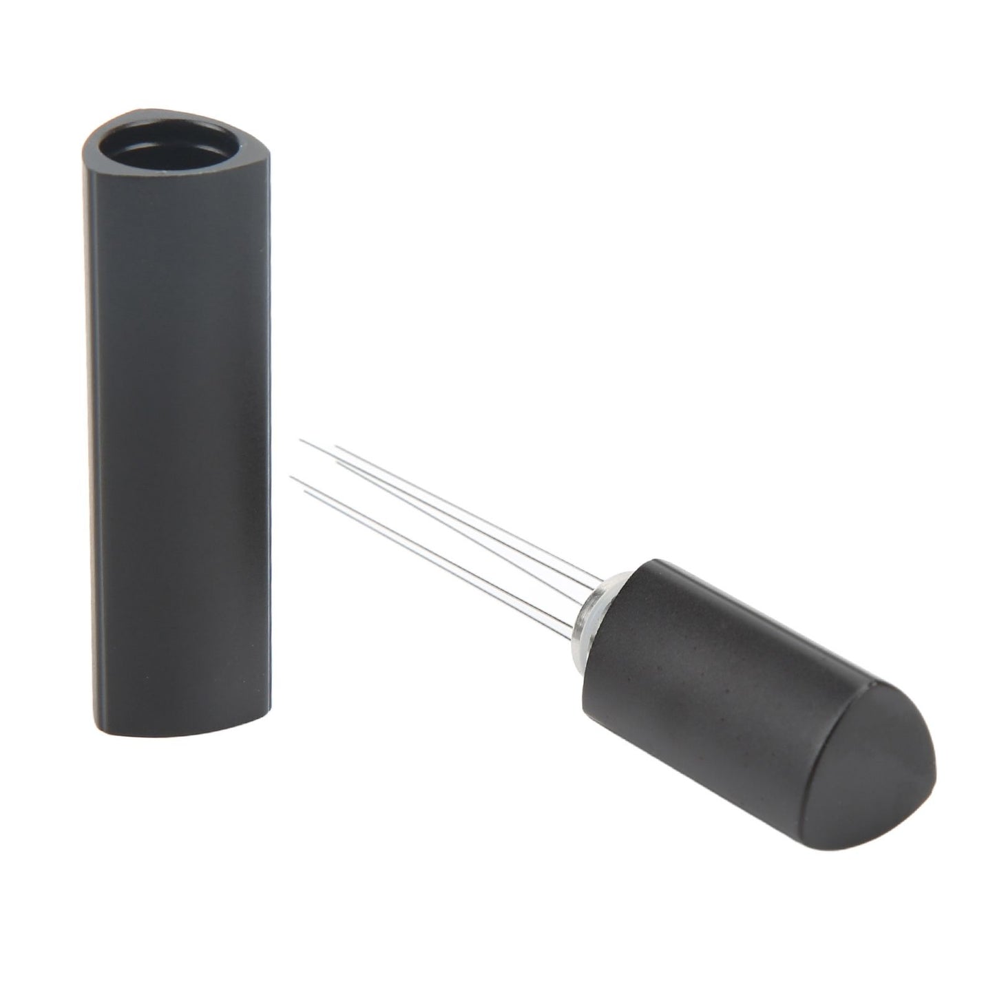 Coffee Stirrer Tool Stainless Steel Portable Coffee Needle Distributor For Italian Coffee Maker Black