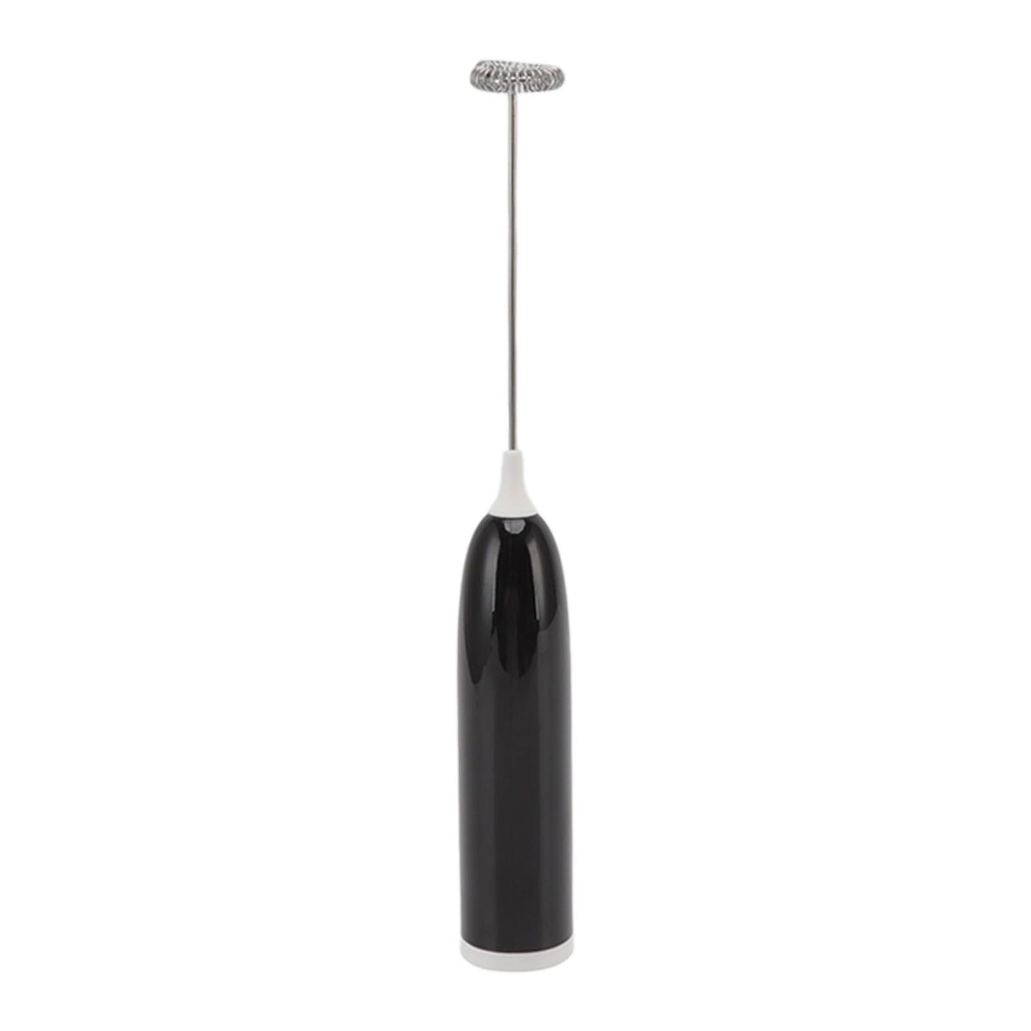 Household Electric Milk Frother Automatic Handheld Milk Foam Maker Coffee Stirring Bar Kitchen Drink Foamer Black White