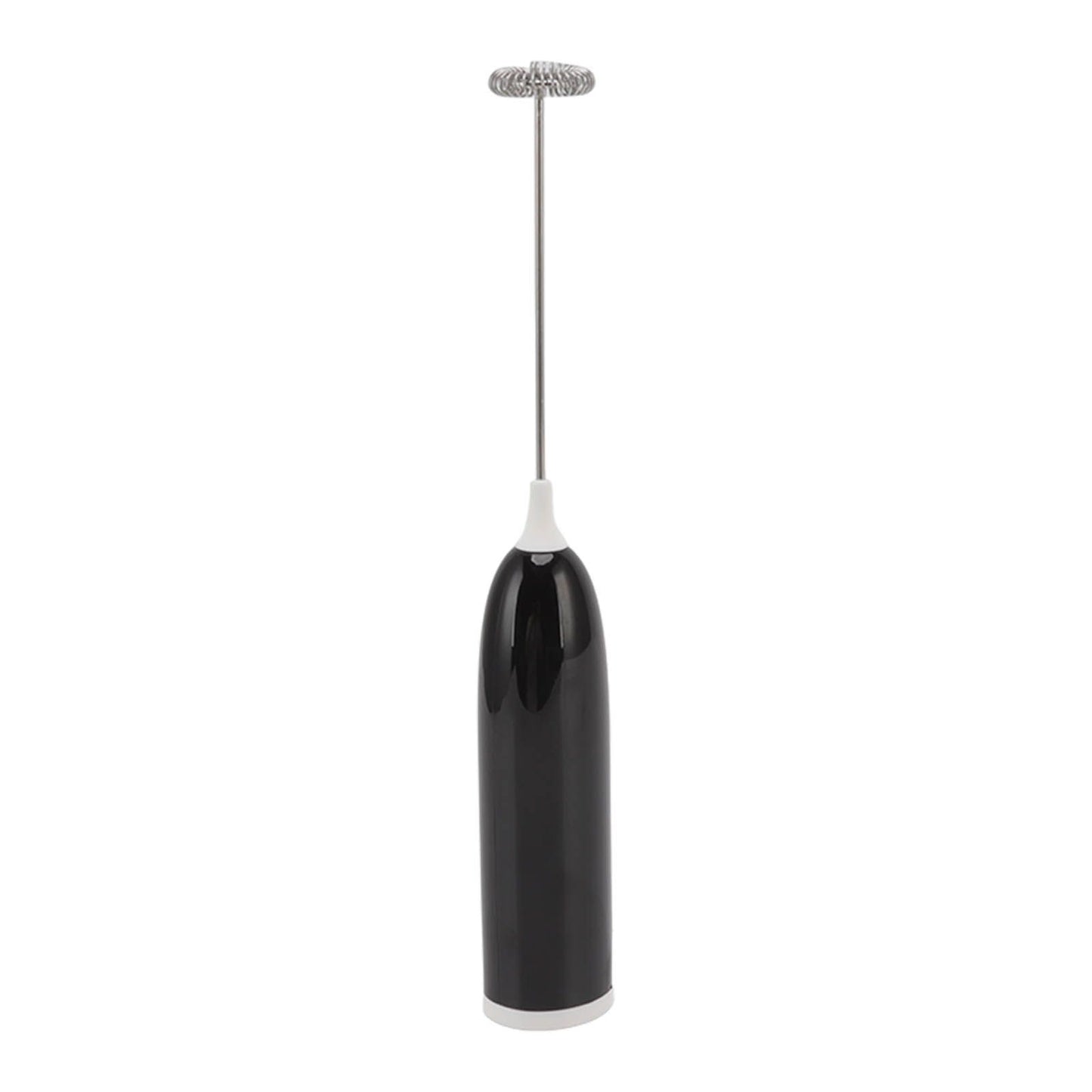 Household Electric Milk Frother Automatic Handheld Milk Foam Maker Coffee Stirring Bar Kitchen Drink Foamer Black White