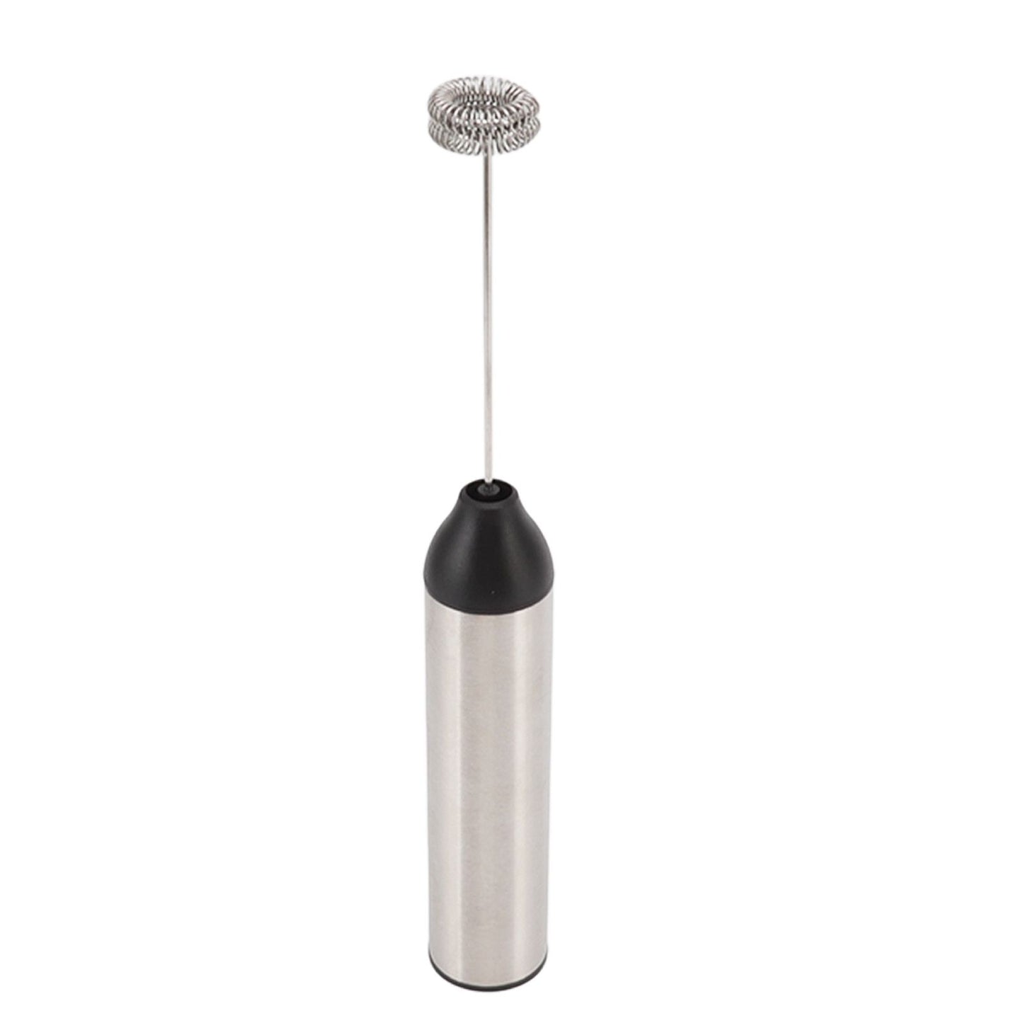 Handheld Milk Frother Lightweight Stainless Steel ABS Electric Whisk with 2 Mixing Head