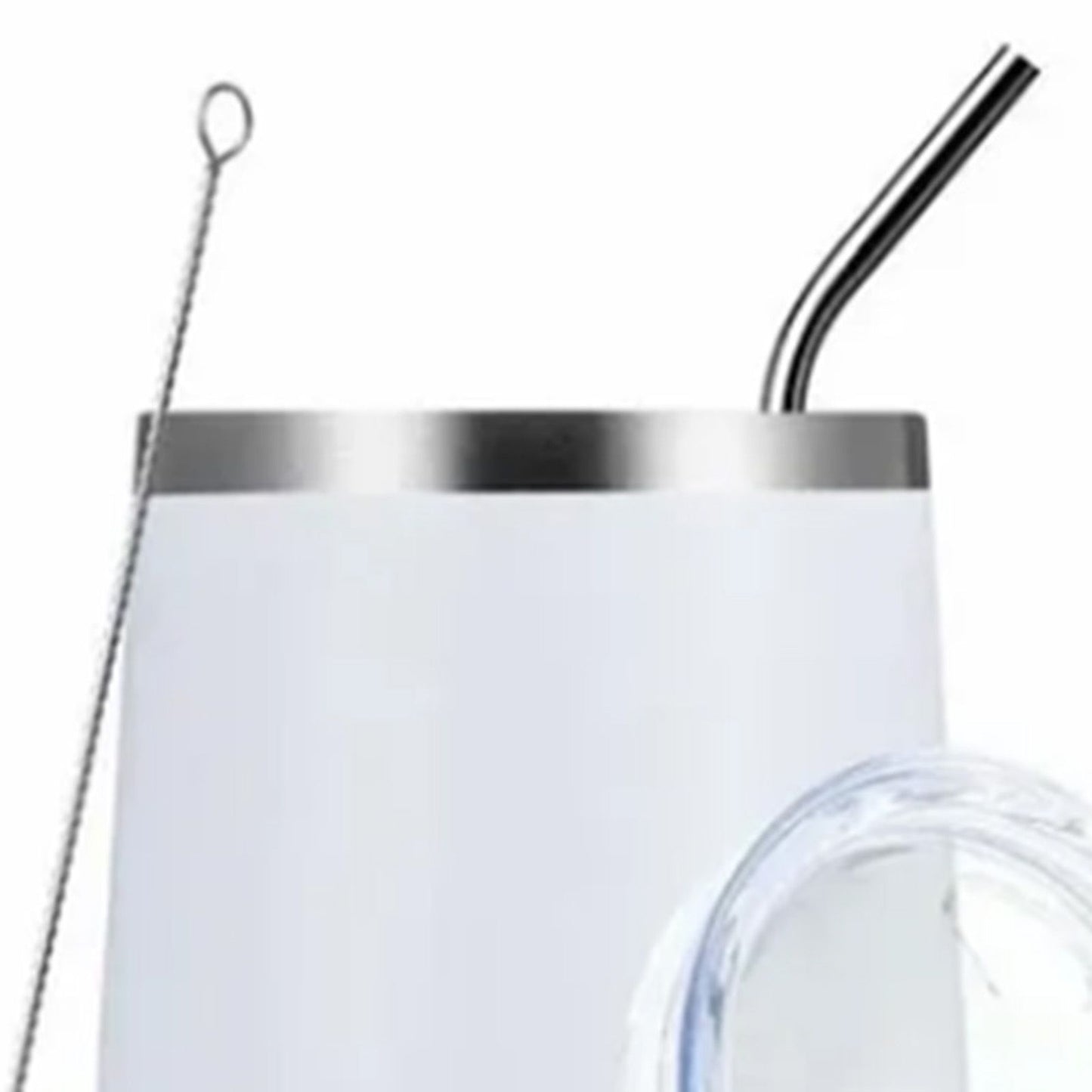 Stainless Steel Thermal Cup Large Capacity Non Slip Outdoor Portable Thermal Coffee Mug Gift White 12oz 360ml