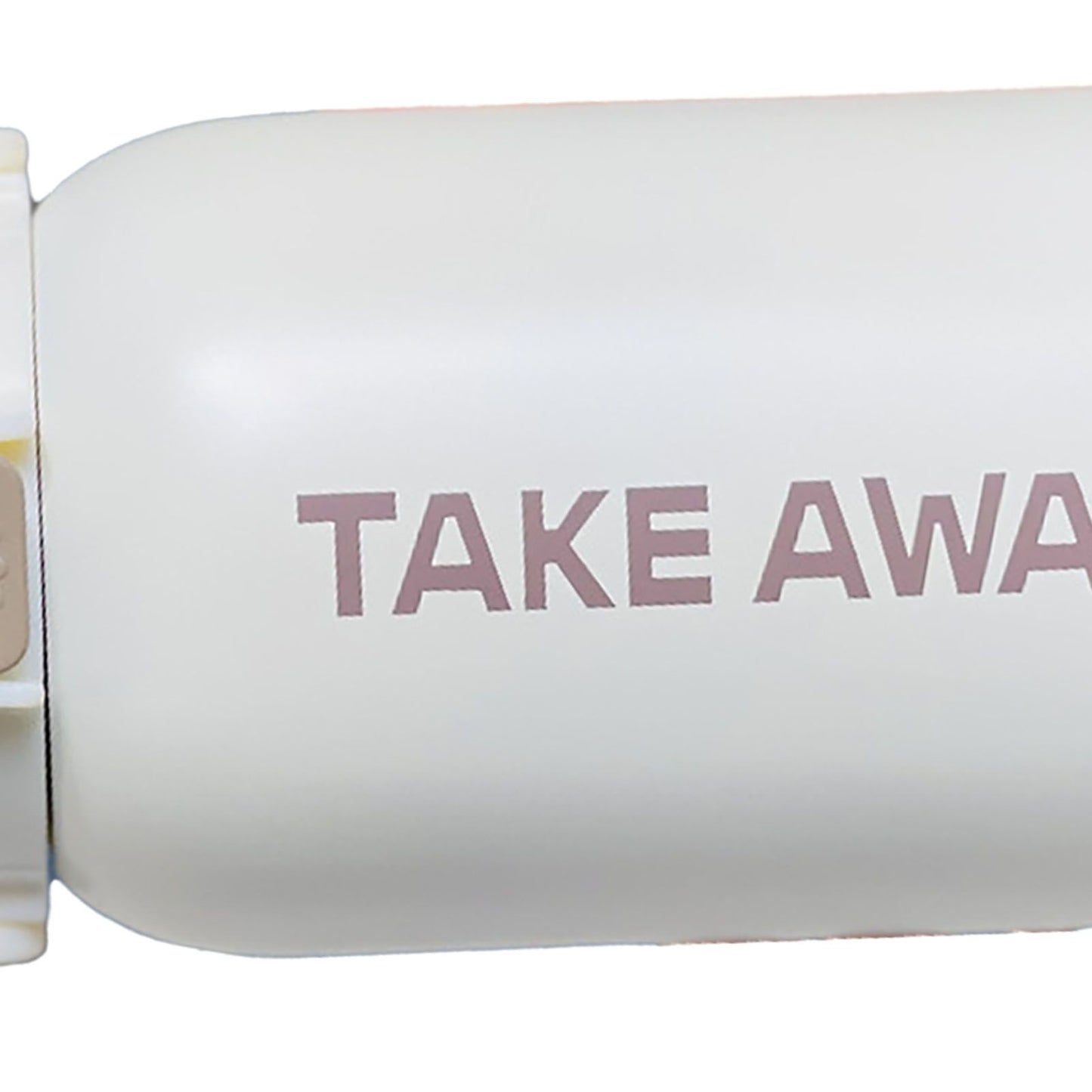 850ml Insulated Water Bottle Large Capacity with Bounce Cap Straw Winter Insulated Cup for Outdoor Beige